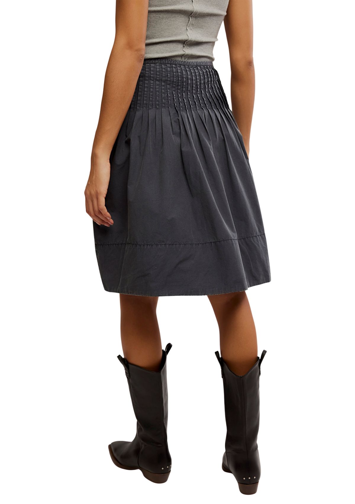 Peyton Pintuck Midi Skirt