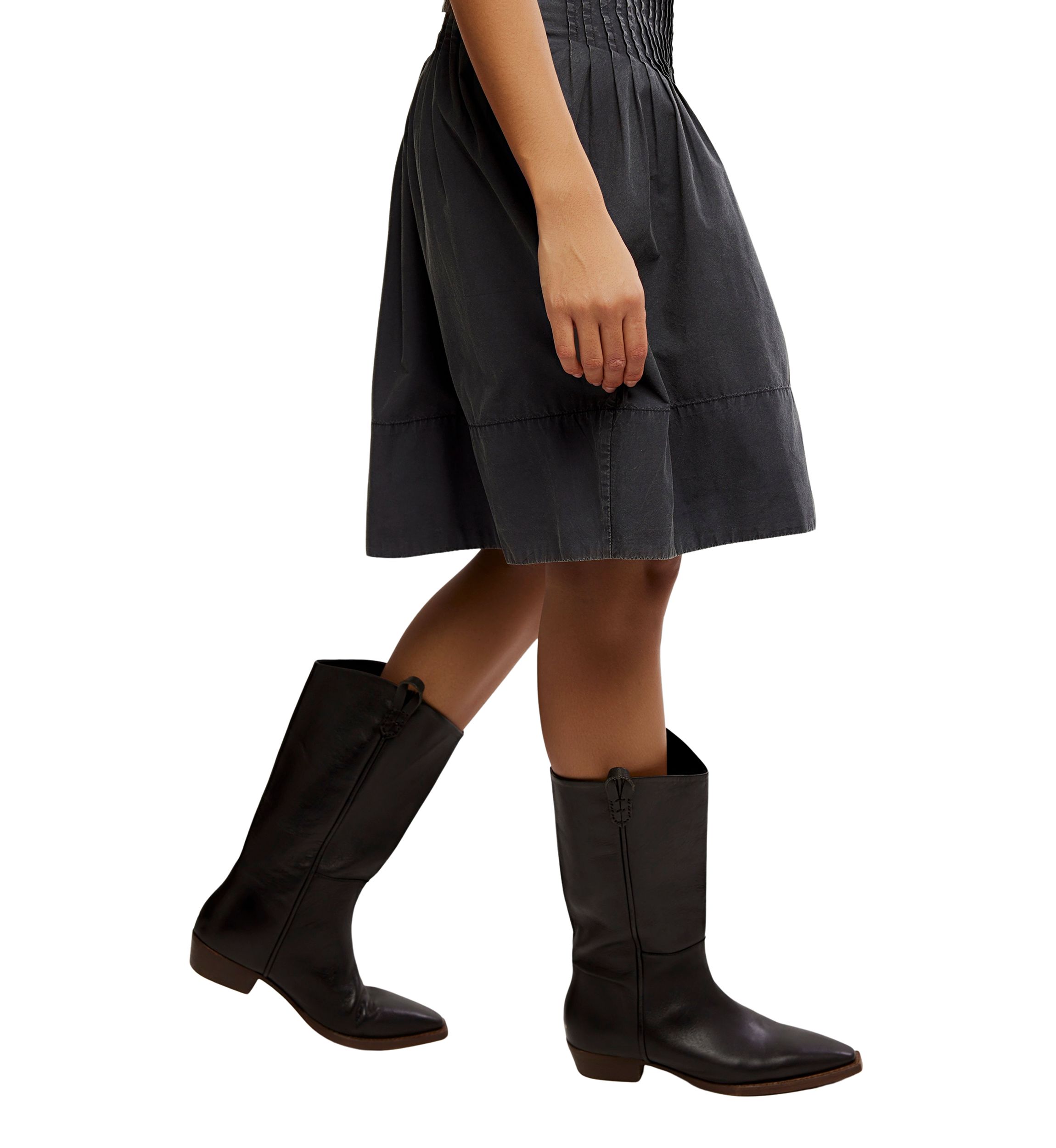 Peyton Pintuck Midi Skirt