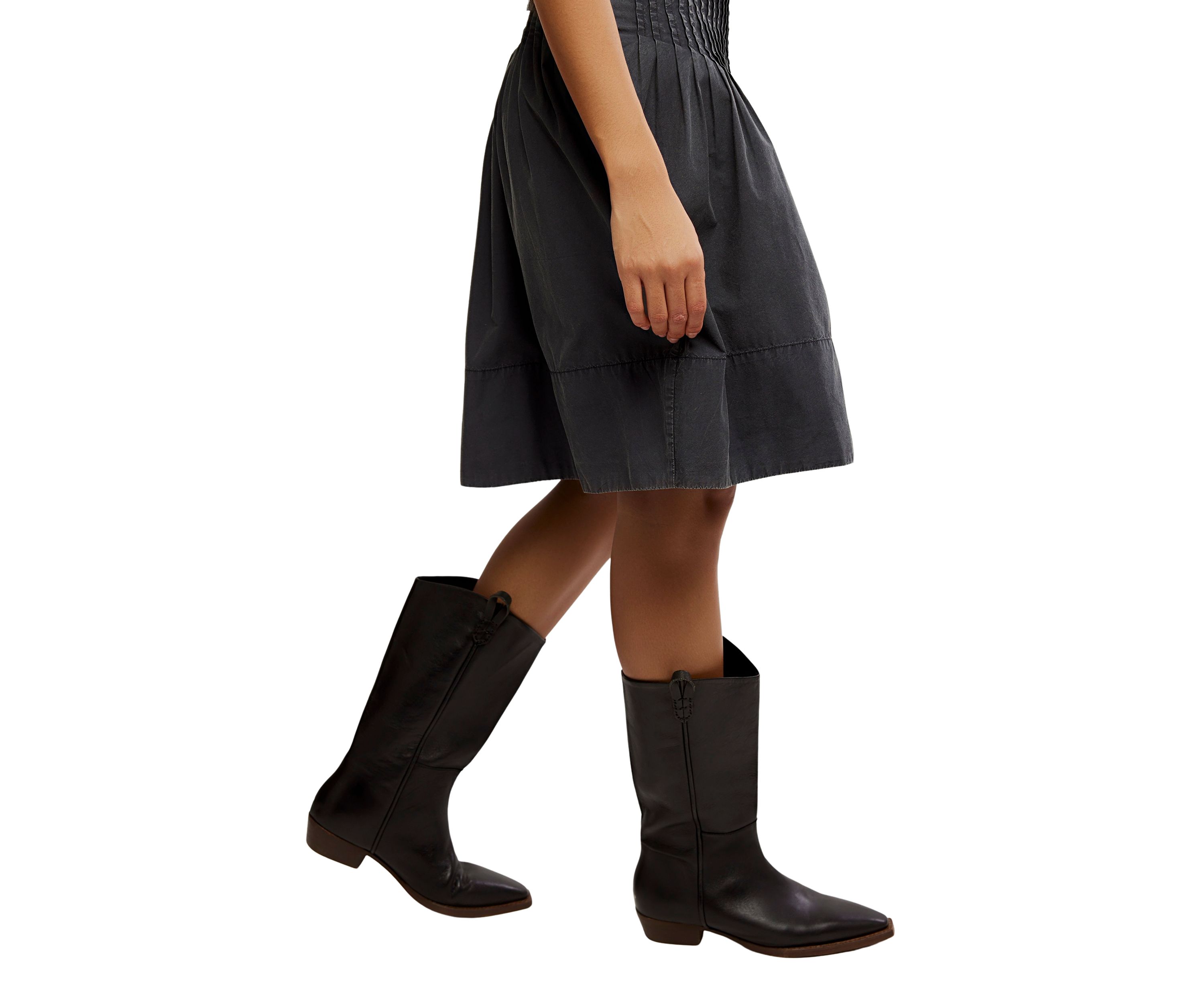 Peyton Pintuck Midi Skirt