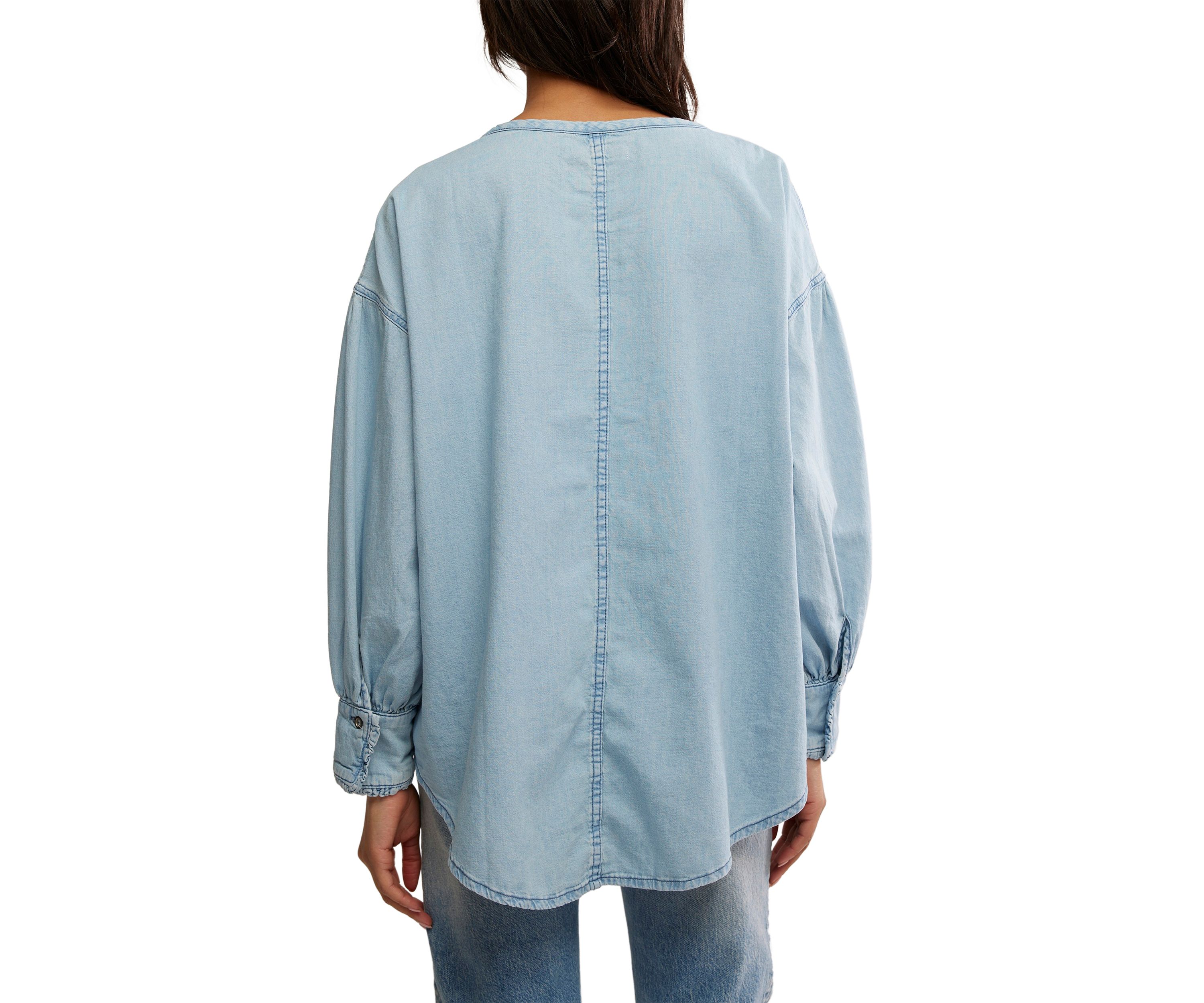 We The Free Denim Dreaming Pullover