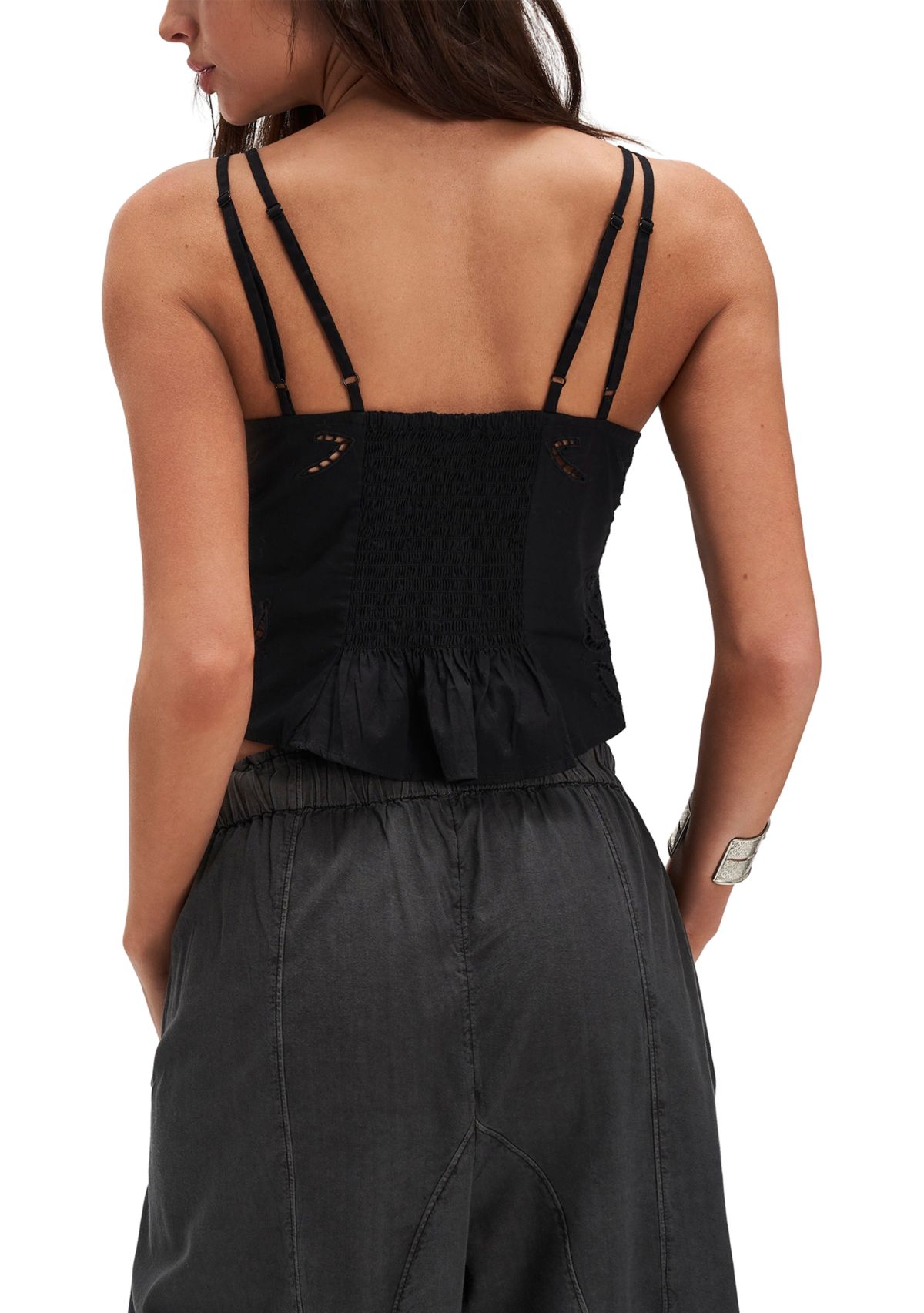 Sweet Sami Eyelet Top