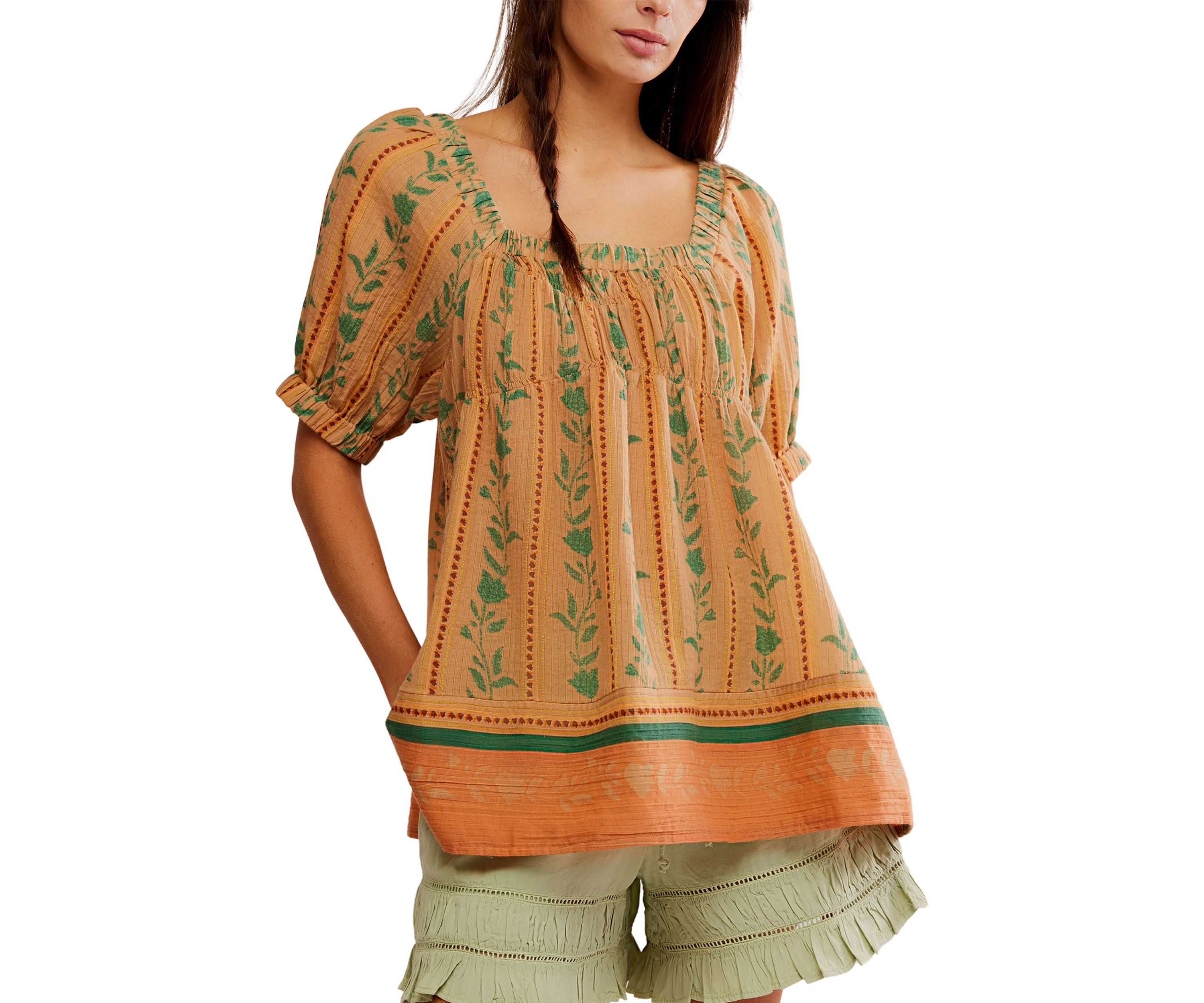 Santorini Printed Tunic