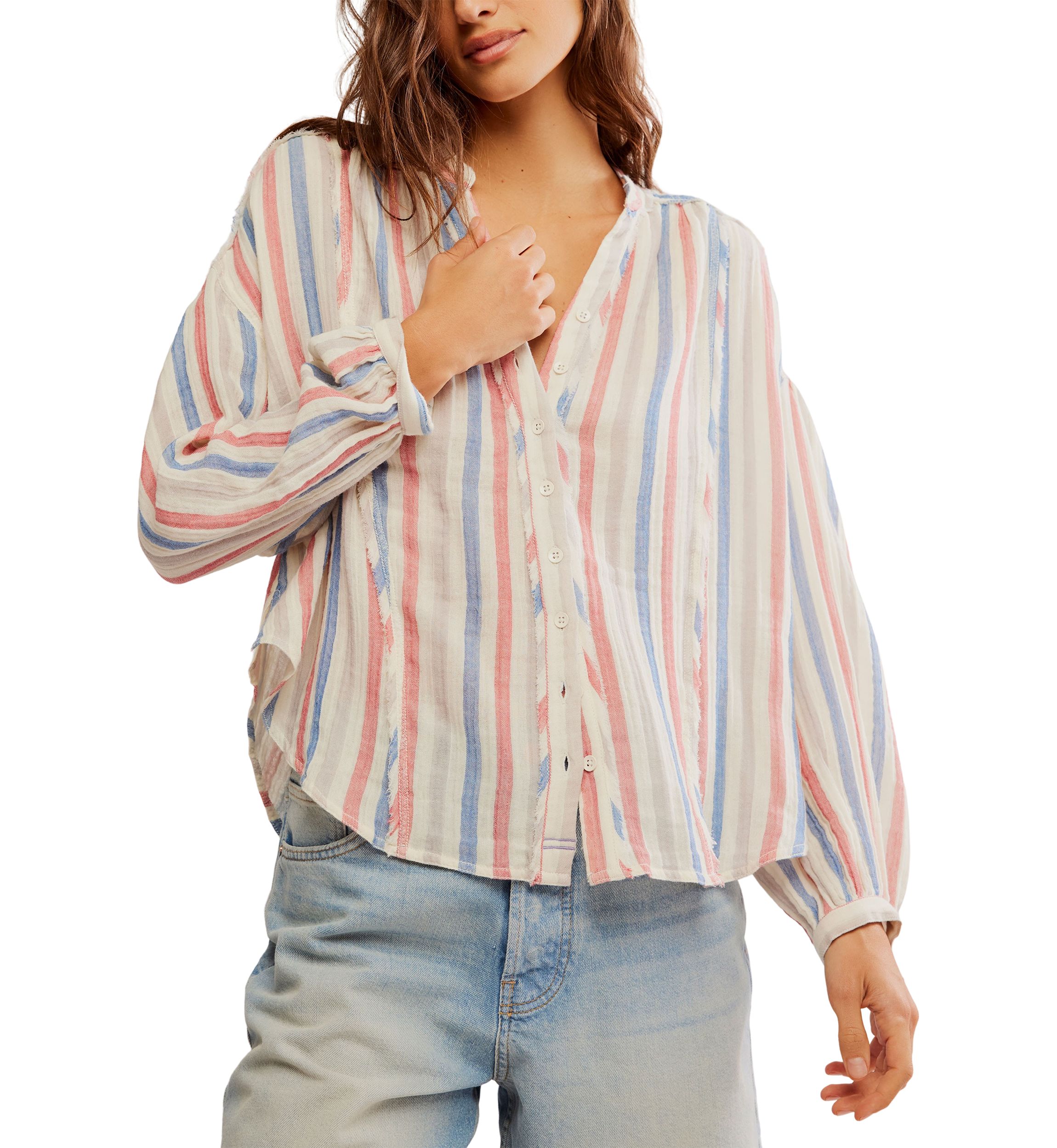 We The Free Valley Double Cloth Striped Shirt