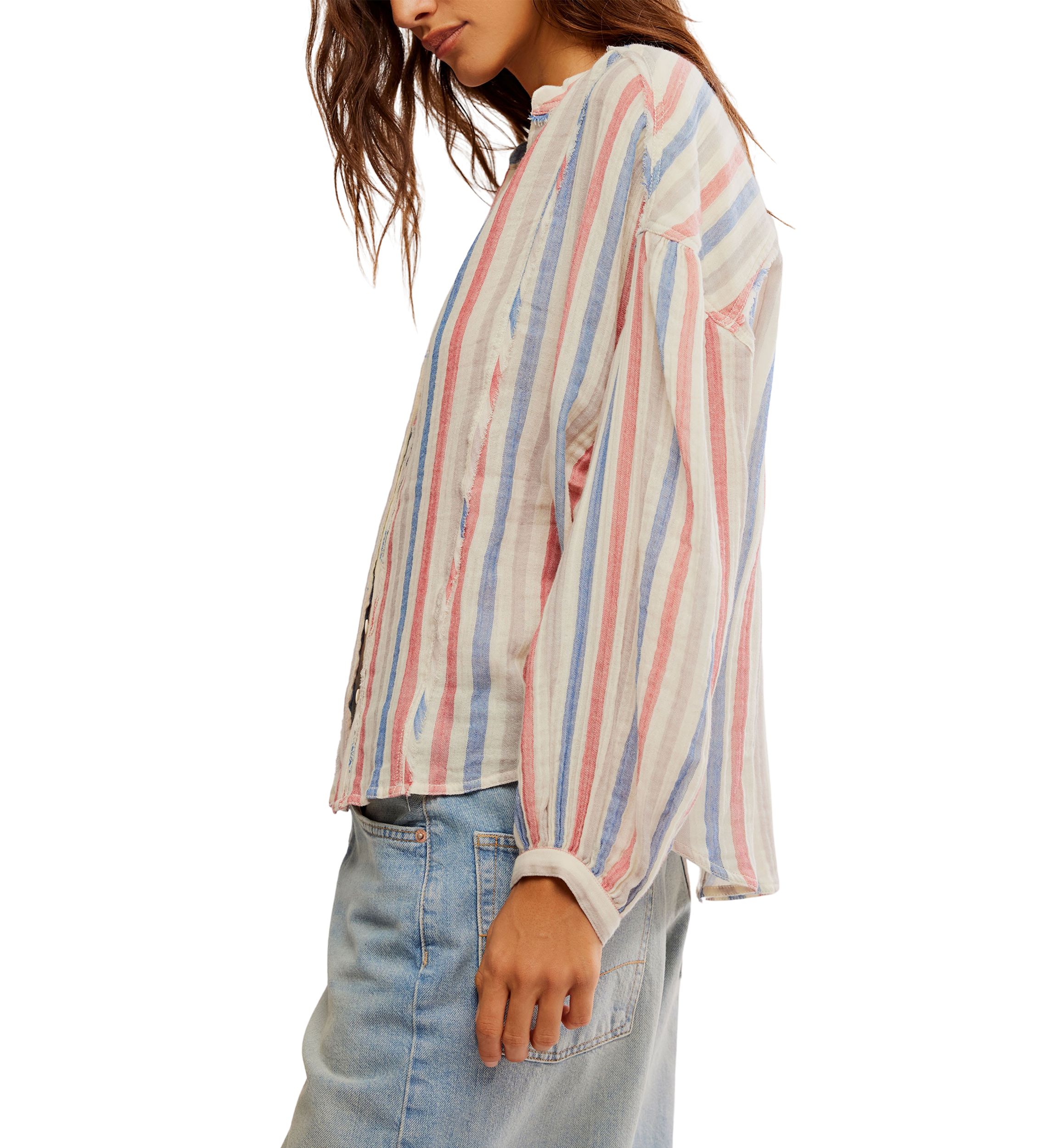 We The Free Valley Double Cloth Striped Shirt