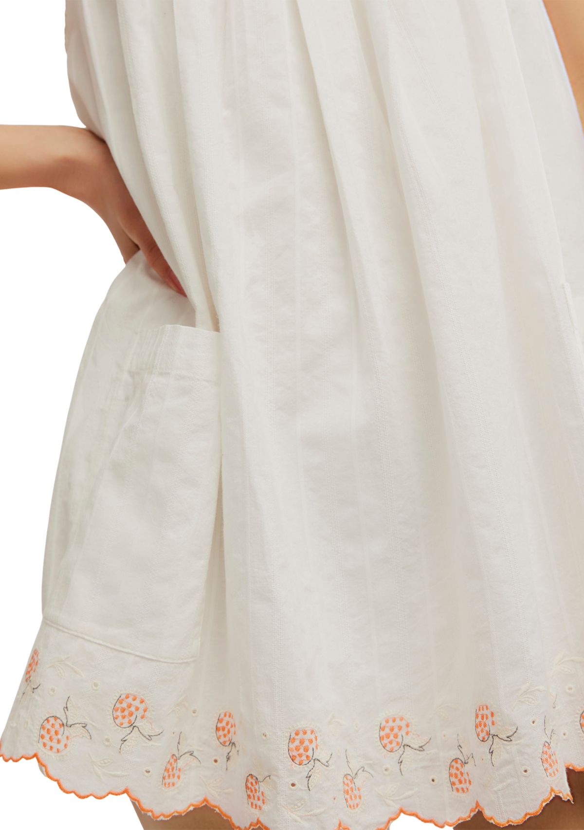 Latecia Embroidered Mini Dress