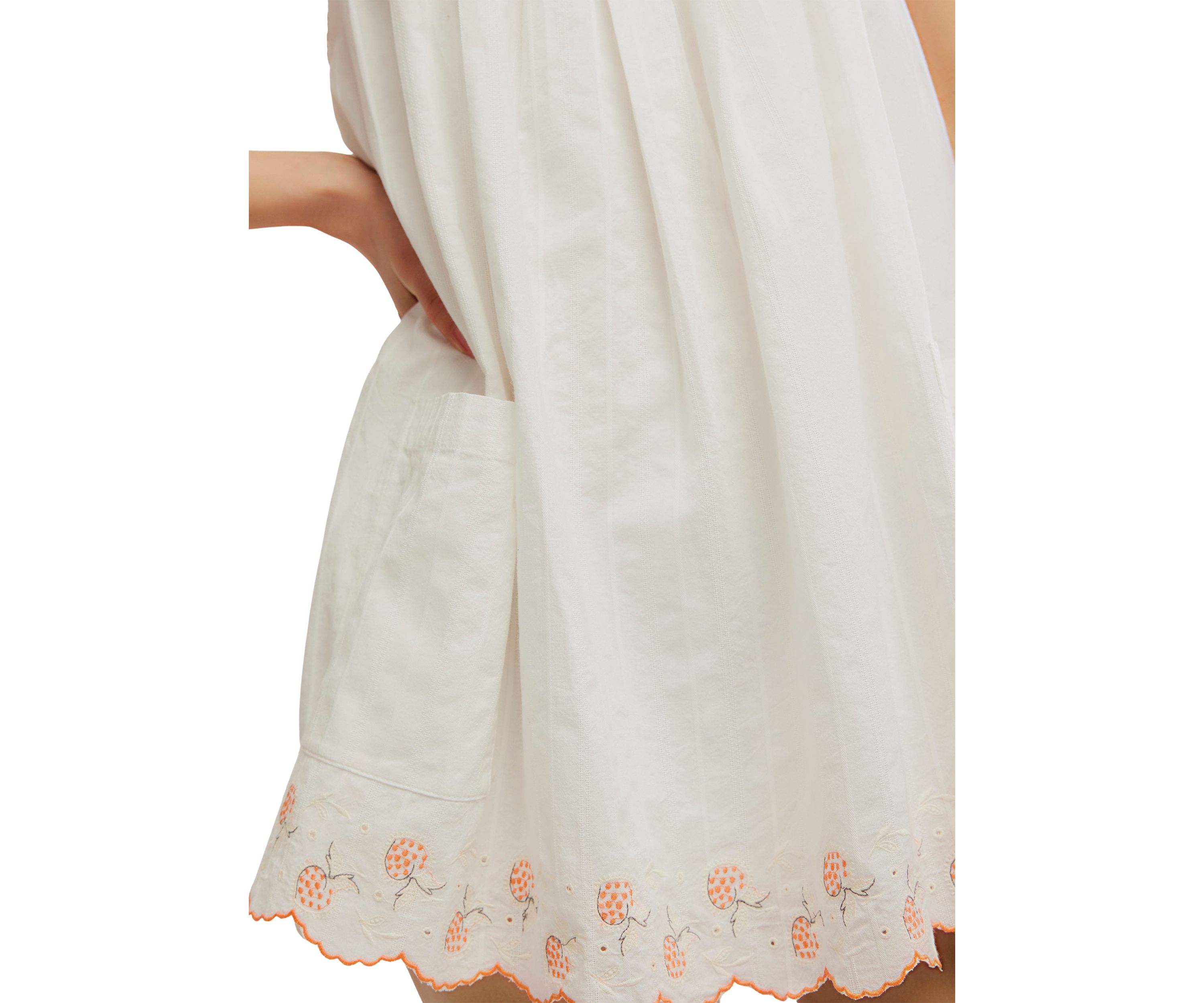 Latecia Embroidered Mini Dress