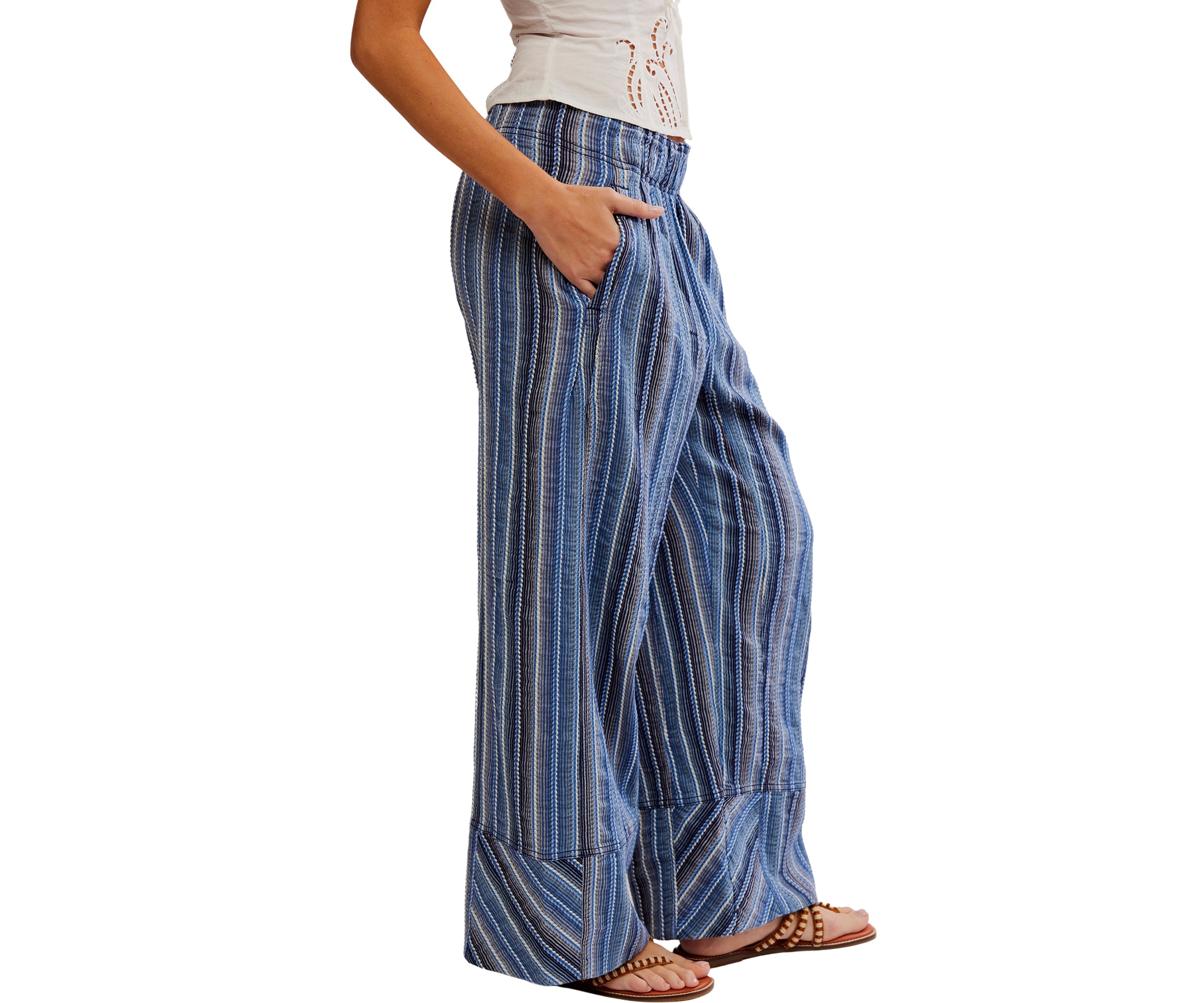 Days End Linen Pull-On Pants