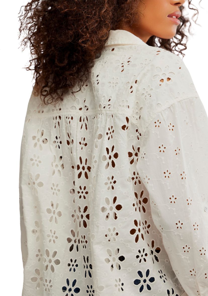 We The Free Mae Washed Eyelet Shirt
