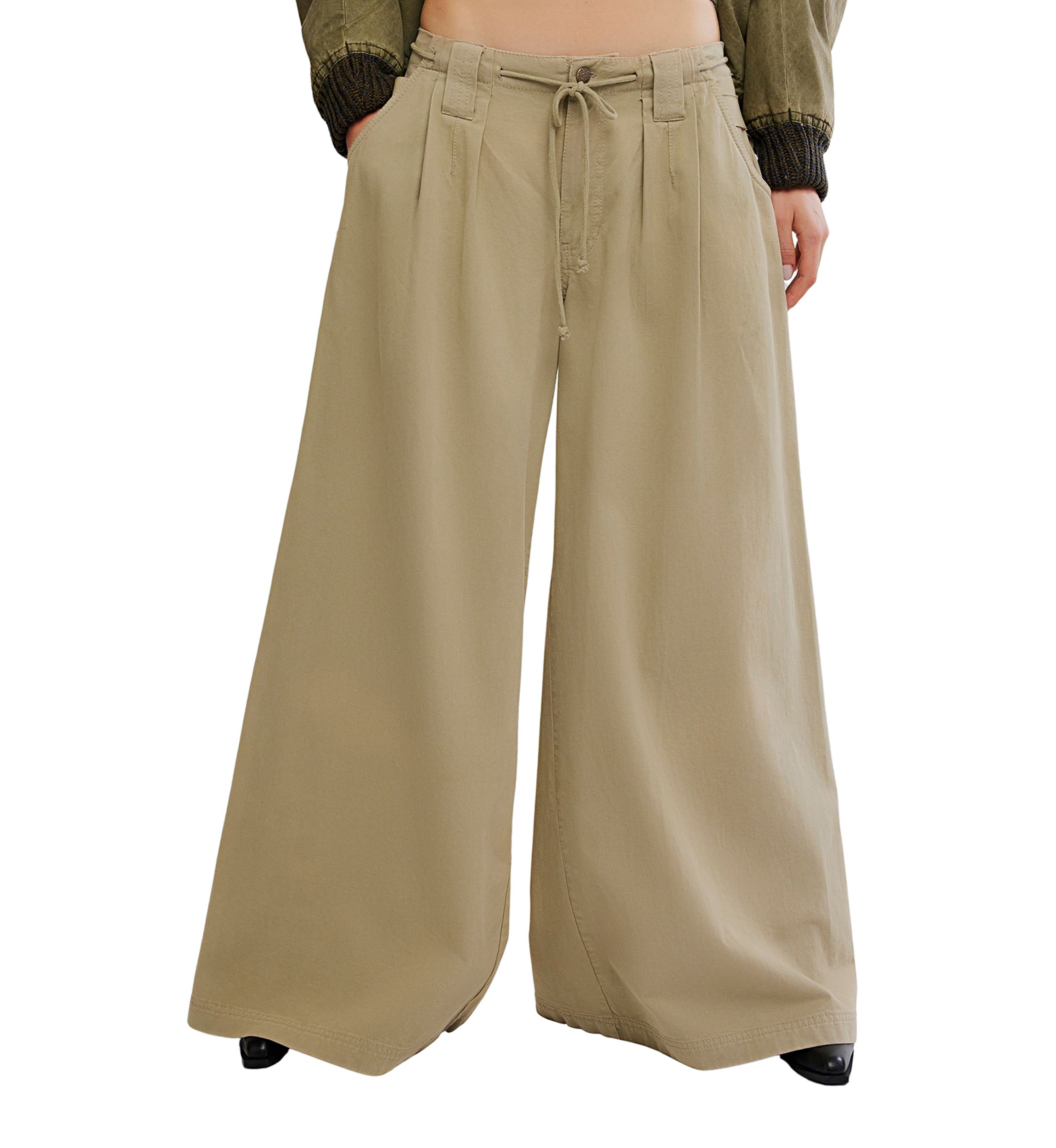 Free People Julien Wide-Leg Chino Trousers | Belk