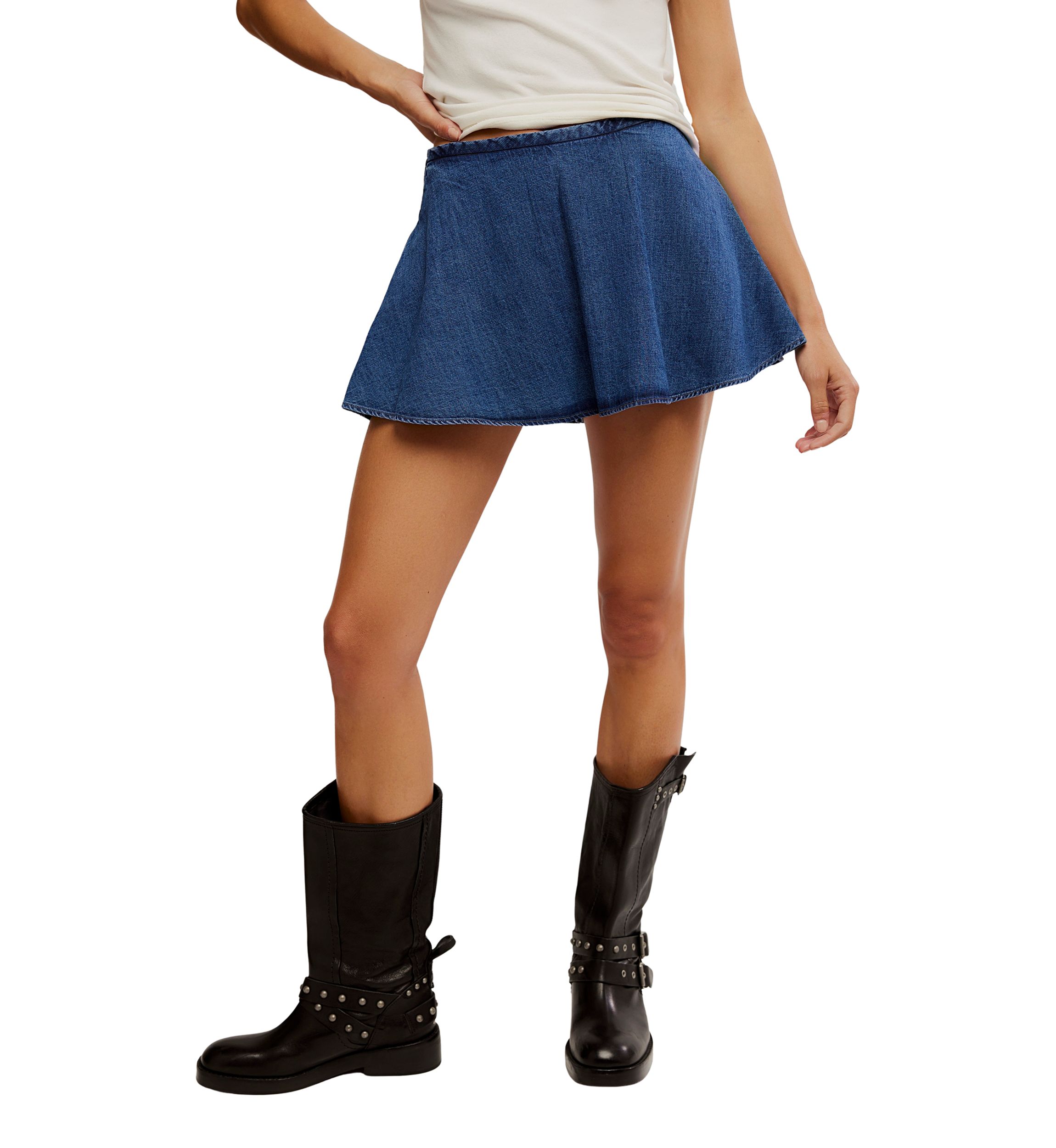We The Free Paradise Found Denim Skort