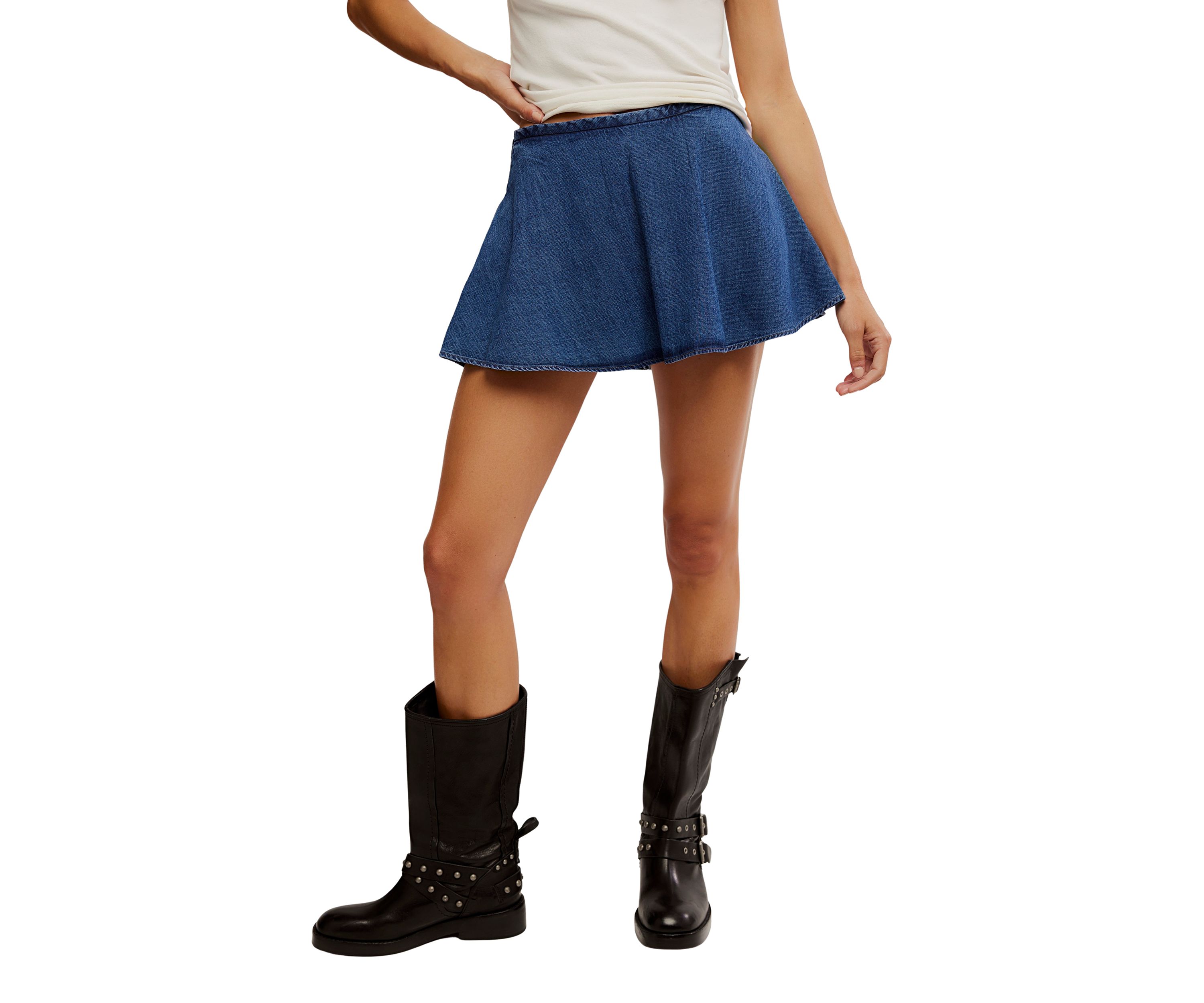 We The Free Paradise Found Denim Skort
