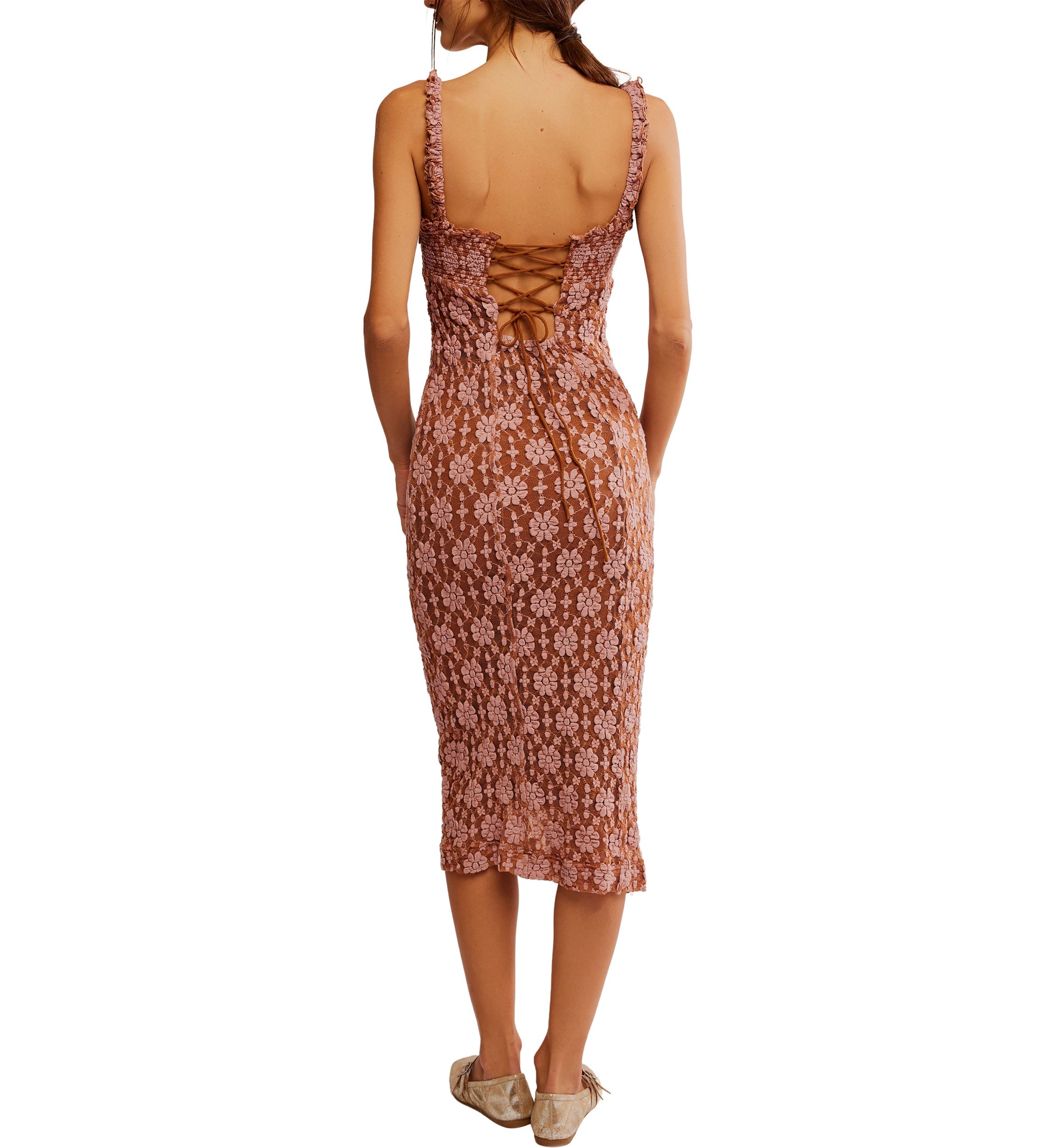 Lucinda Lace Midi Dress
