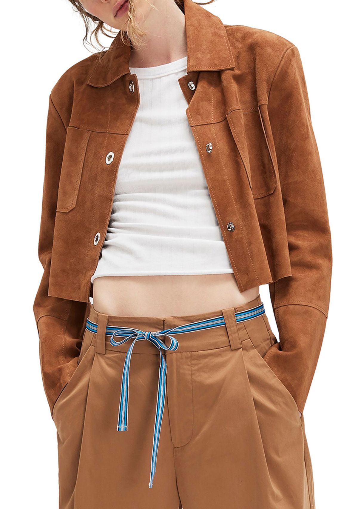 Buckle Back Trousers