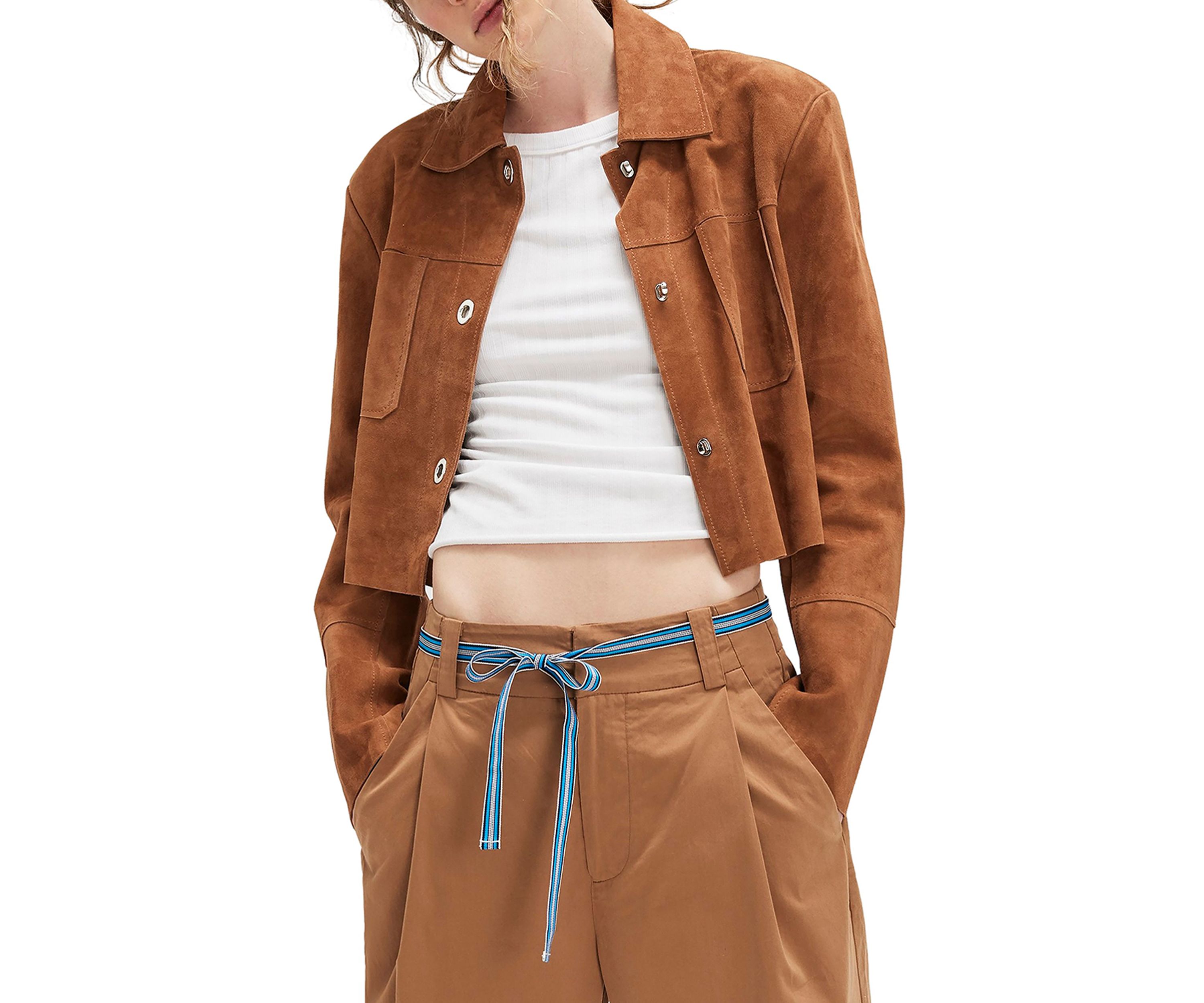 Buckle Back Trousers