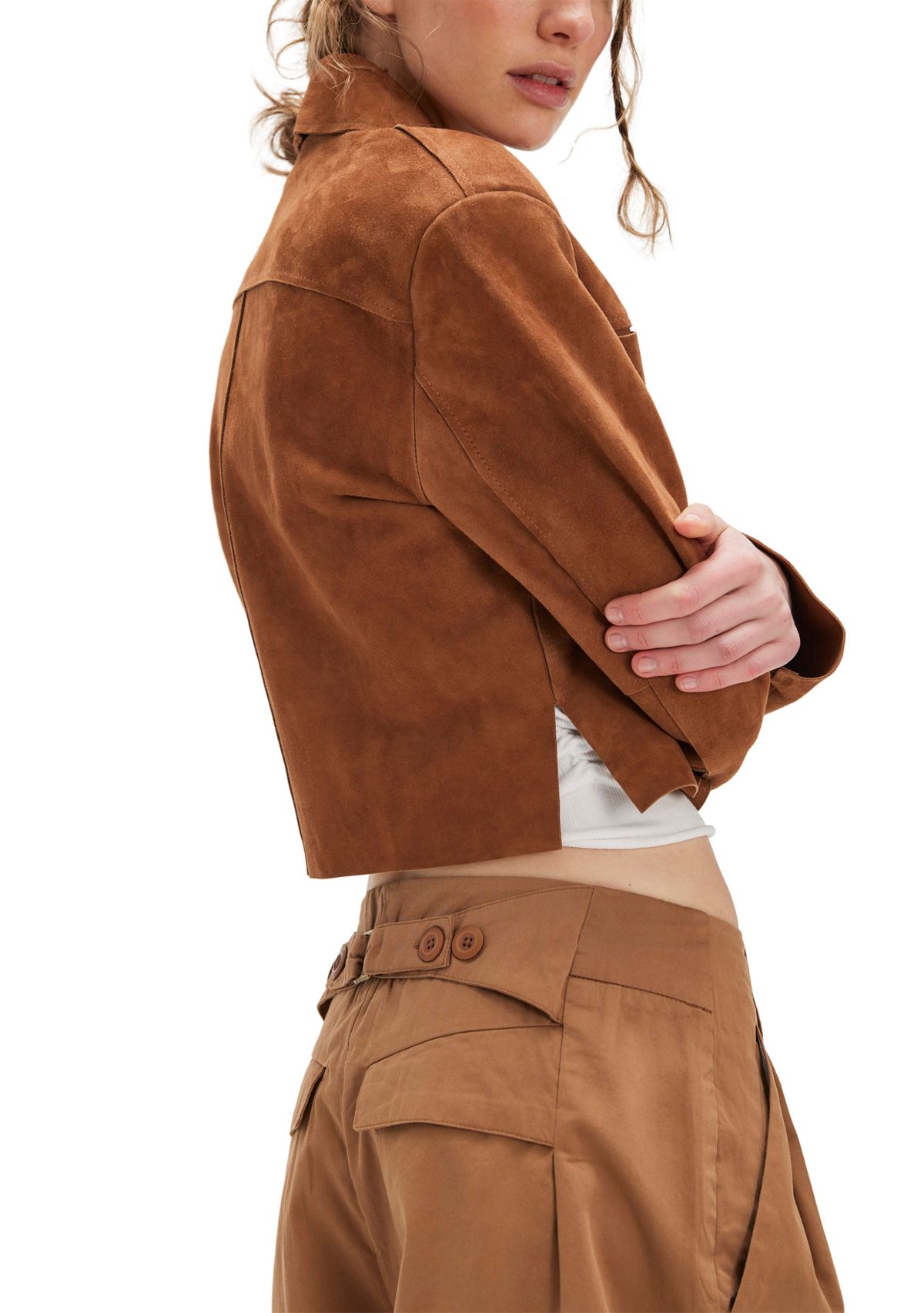 Buckle Back Trousers