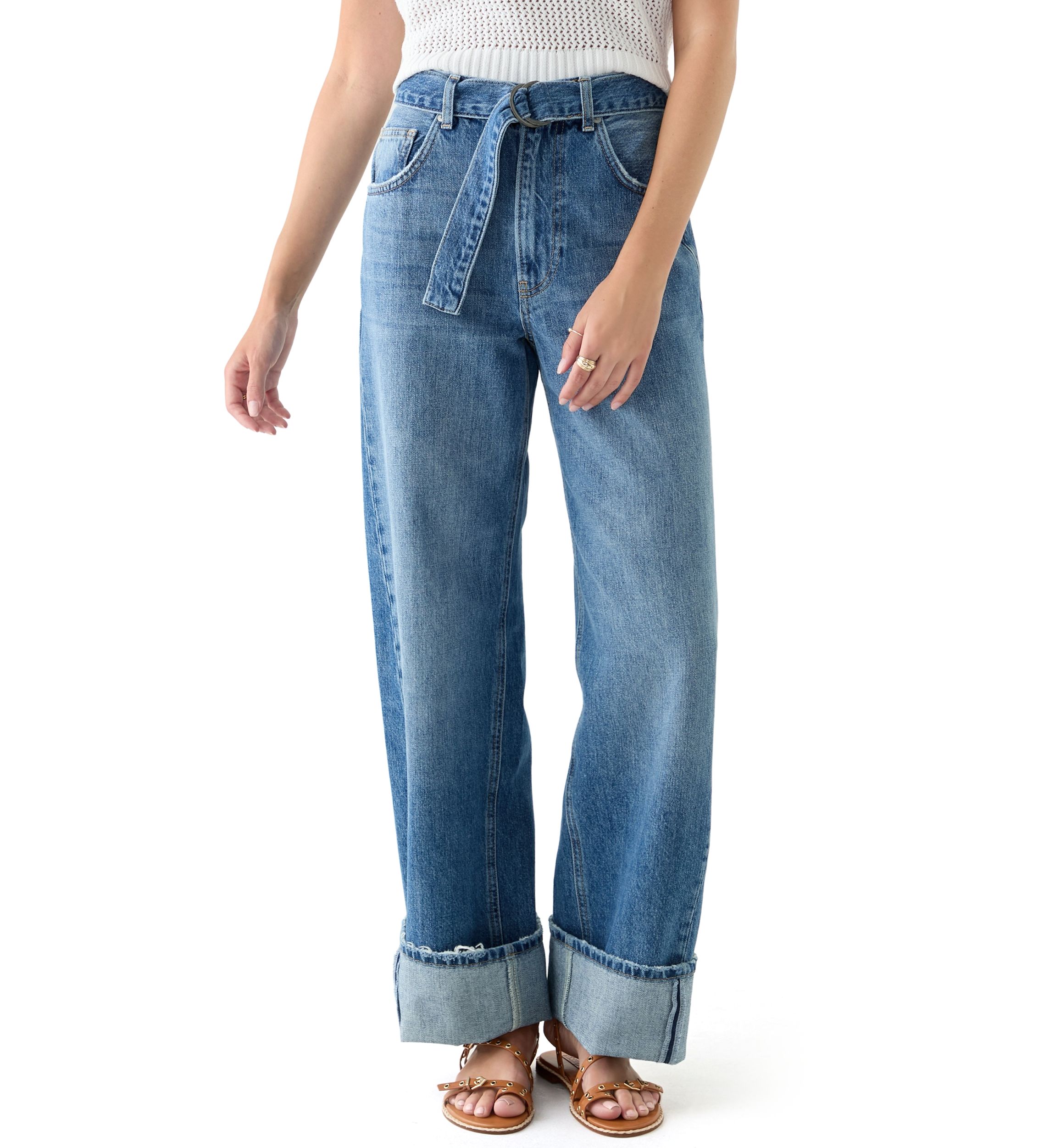 East Bay Cuffed Denim Jeans
