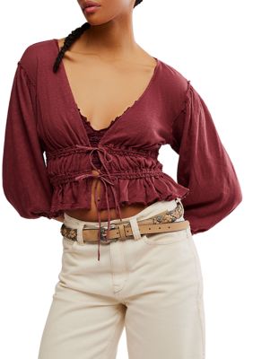 Free People Women's Let's Go Blouse