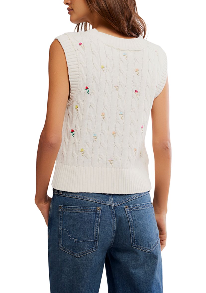 Plumeria Floral Vest 