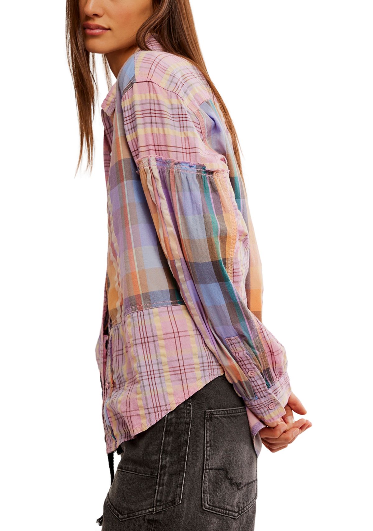 We The Free Madras Top