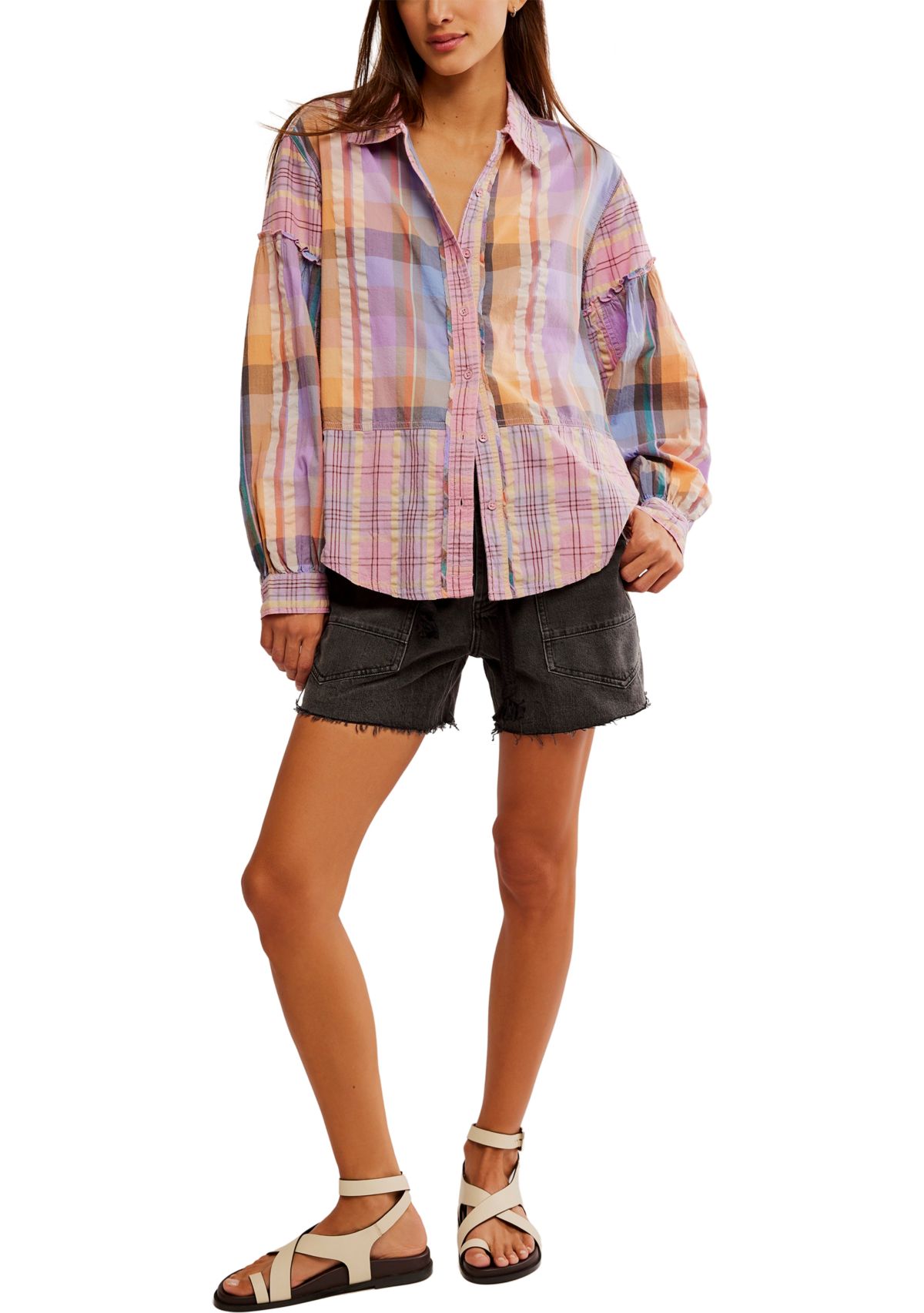 We The Free Madras Top