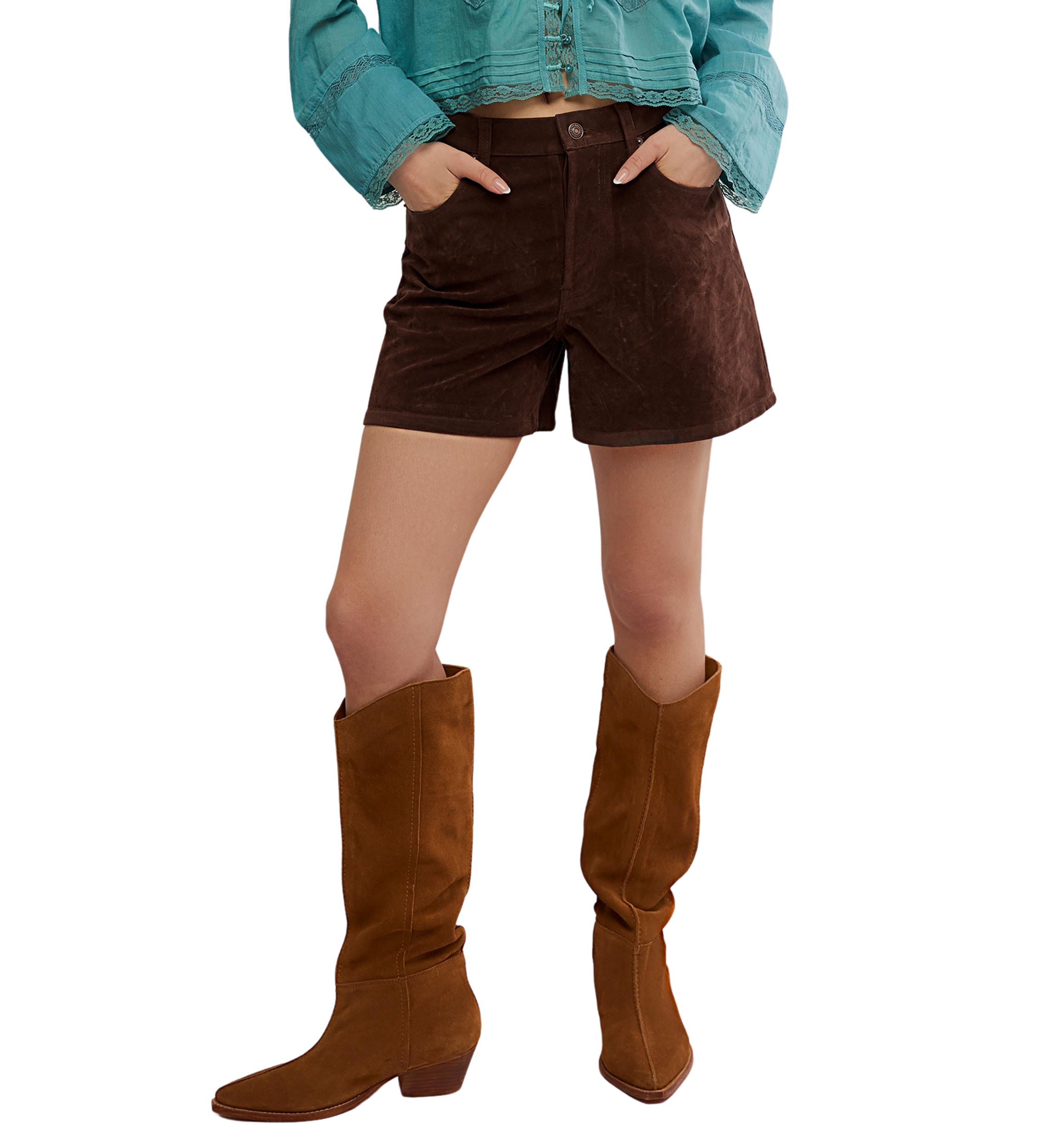 We The Free Tippi Vegan Suede Shorts