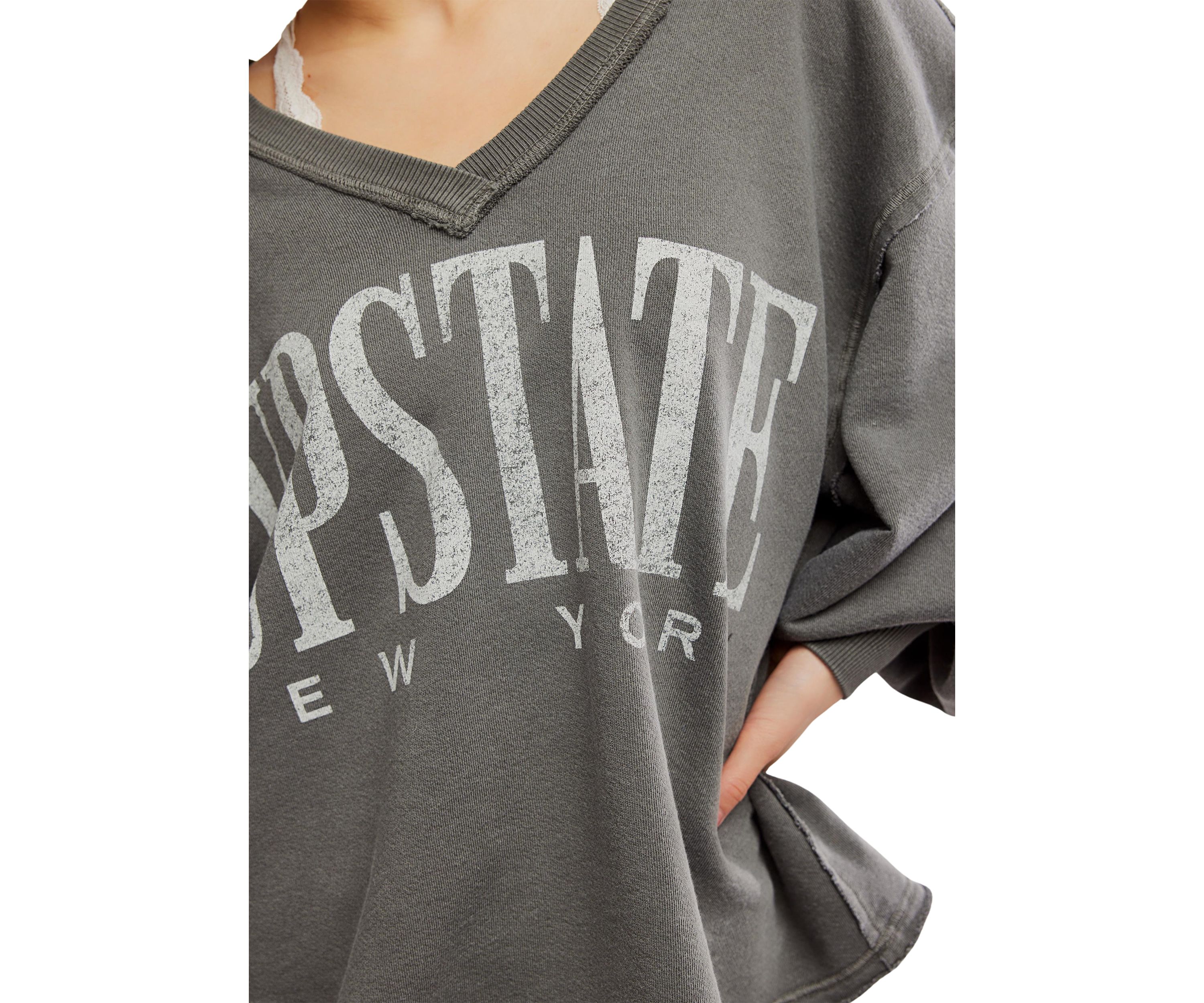 We The Free Venice V-Neck Graphic Sweatshirt
