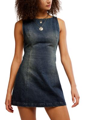 Free People Women's Atlas Denim Mini Dress