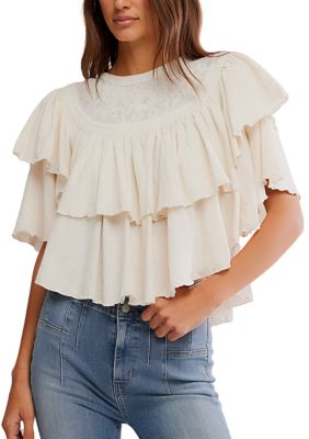 Free People Women's Rose Party Tee