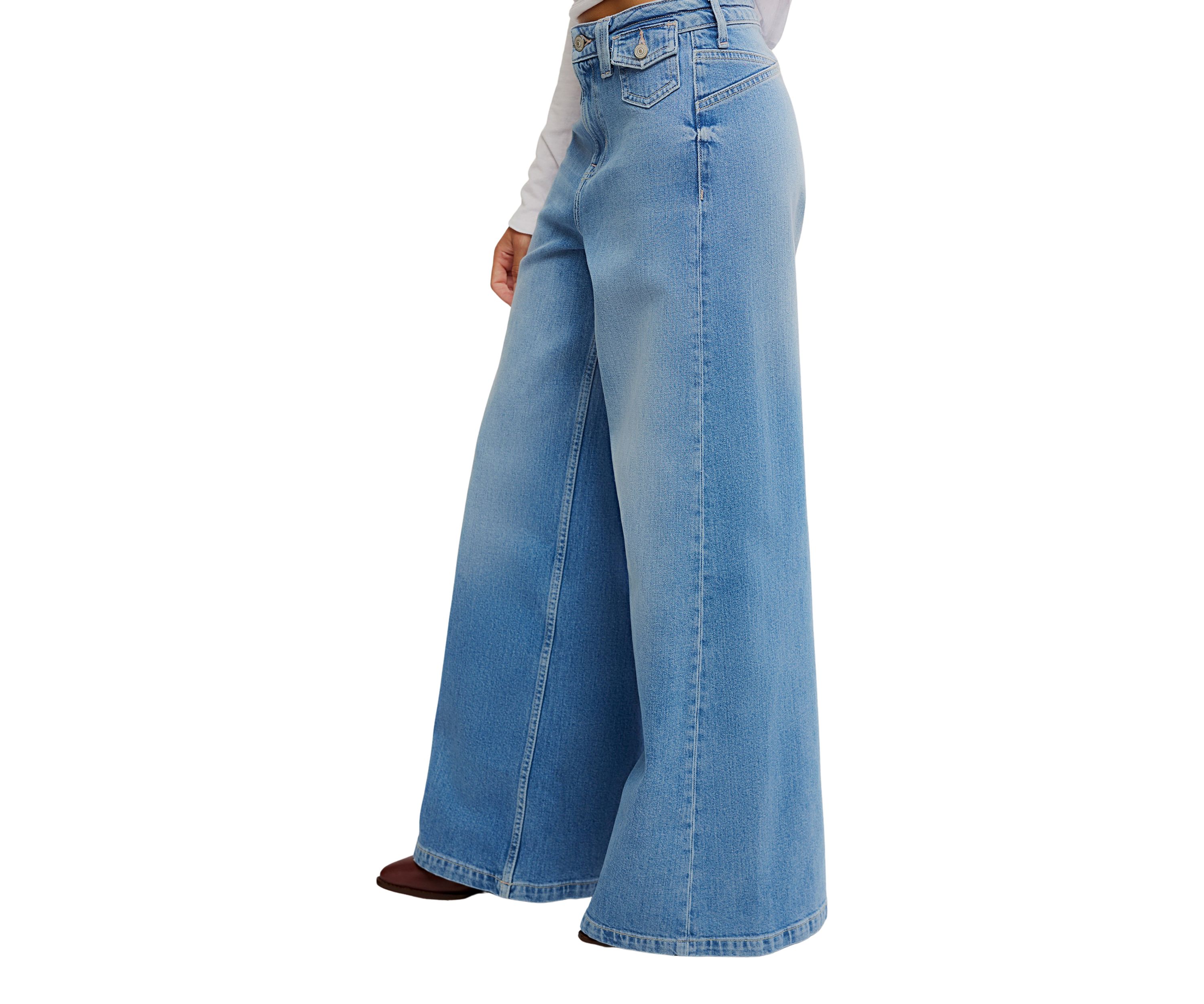 We The Free Kellee High-Rise Palazzo Jeans