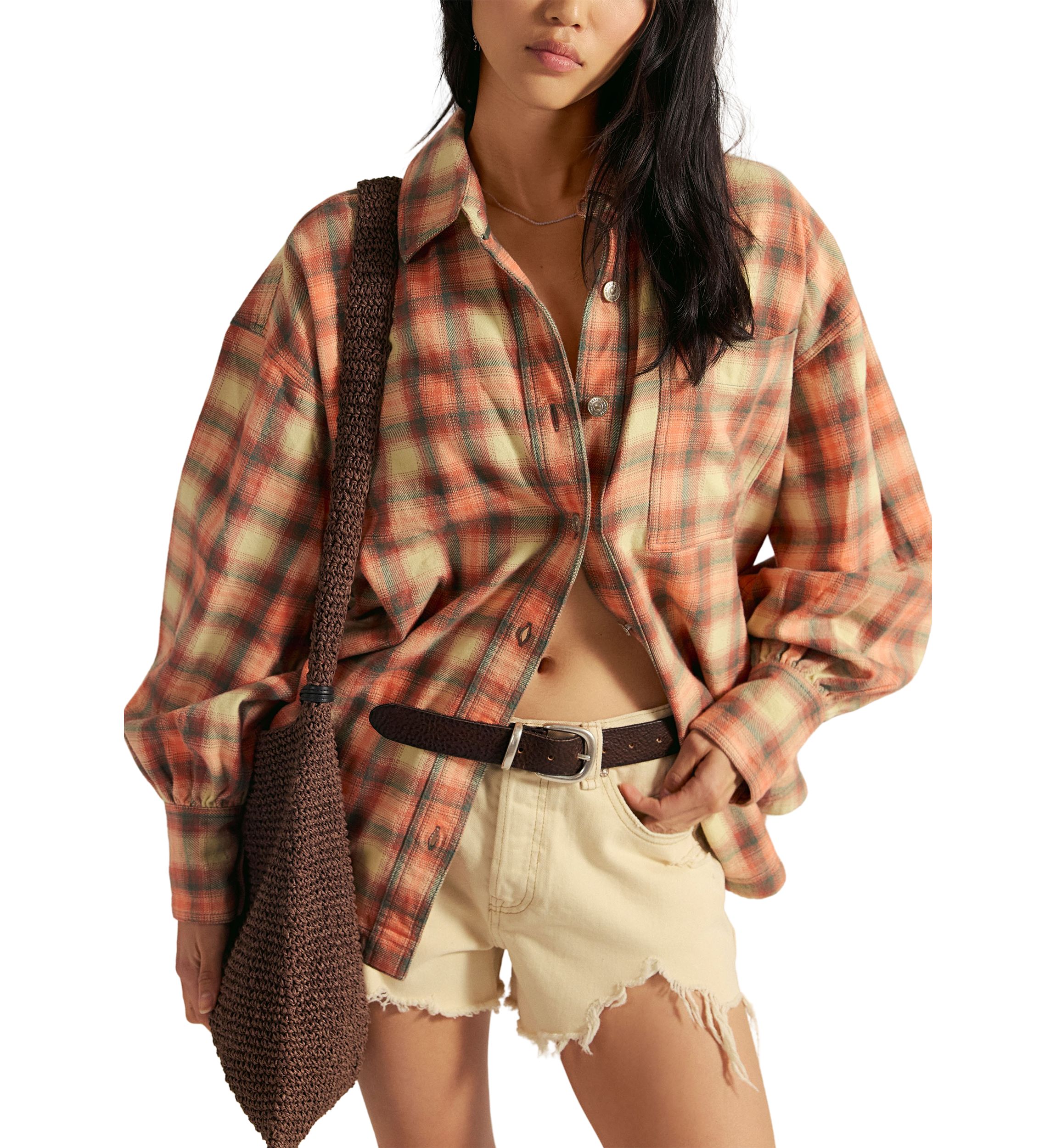 We The Free Ashley Plaid Shirt