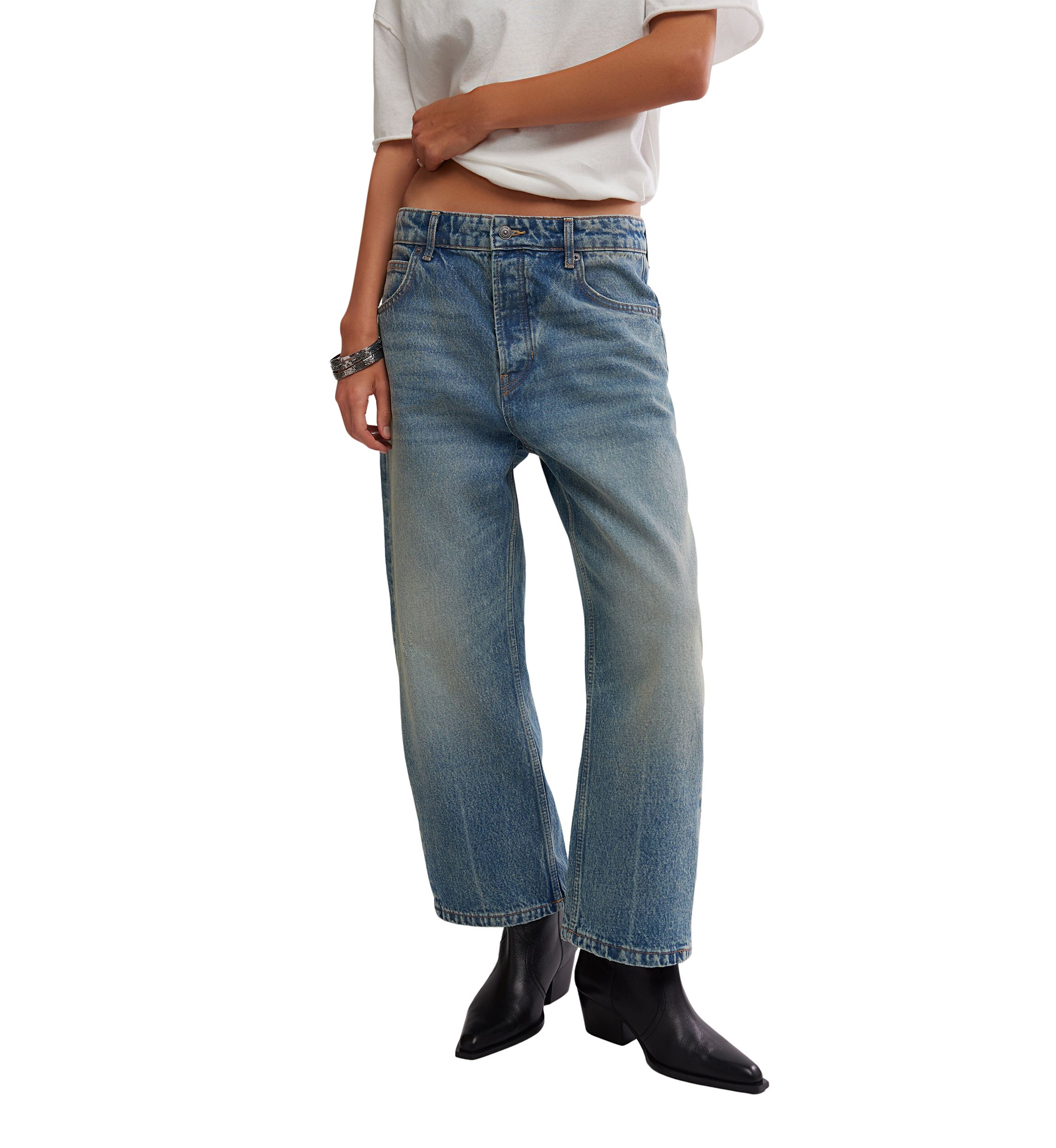 We The Free Deep Trance Dropped Boyfriend Jeans