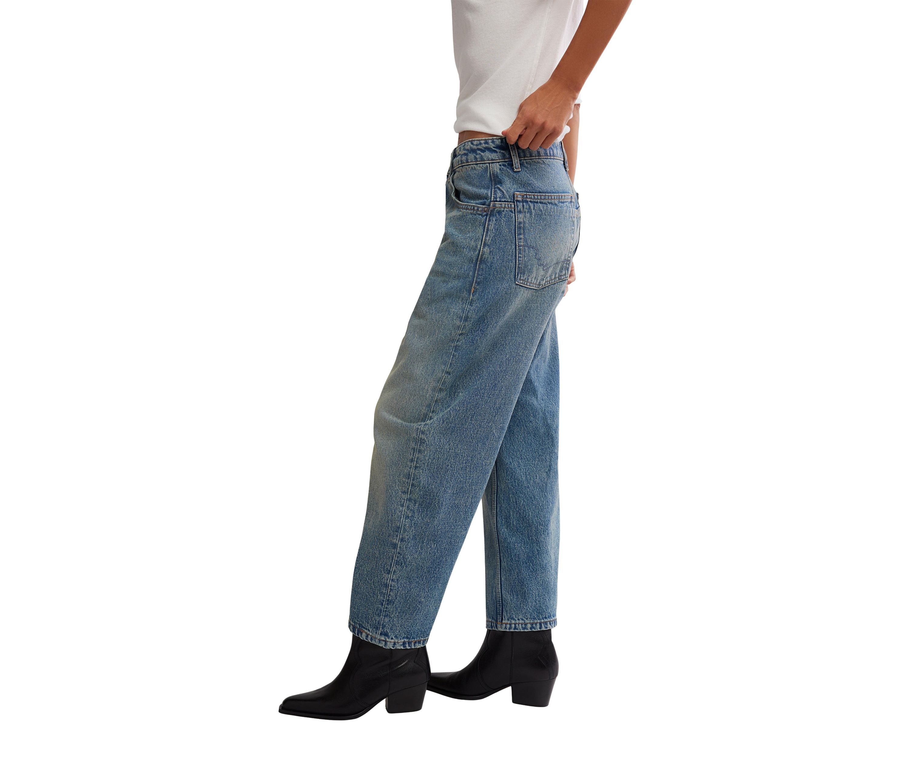 We The Free Deep Trance Dropped Boyfriend Jeans