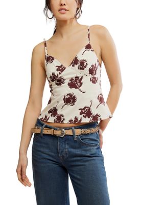 Free People Women's Susie Printed Top