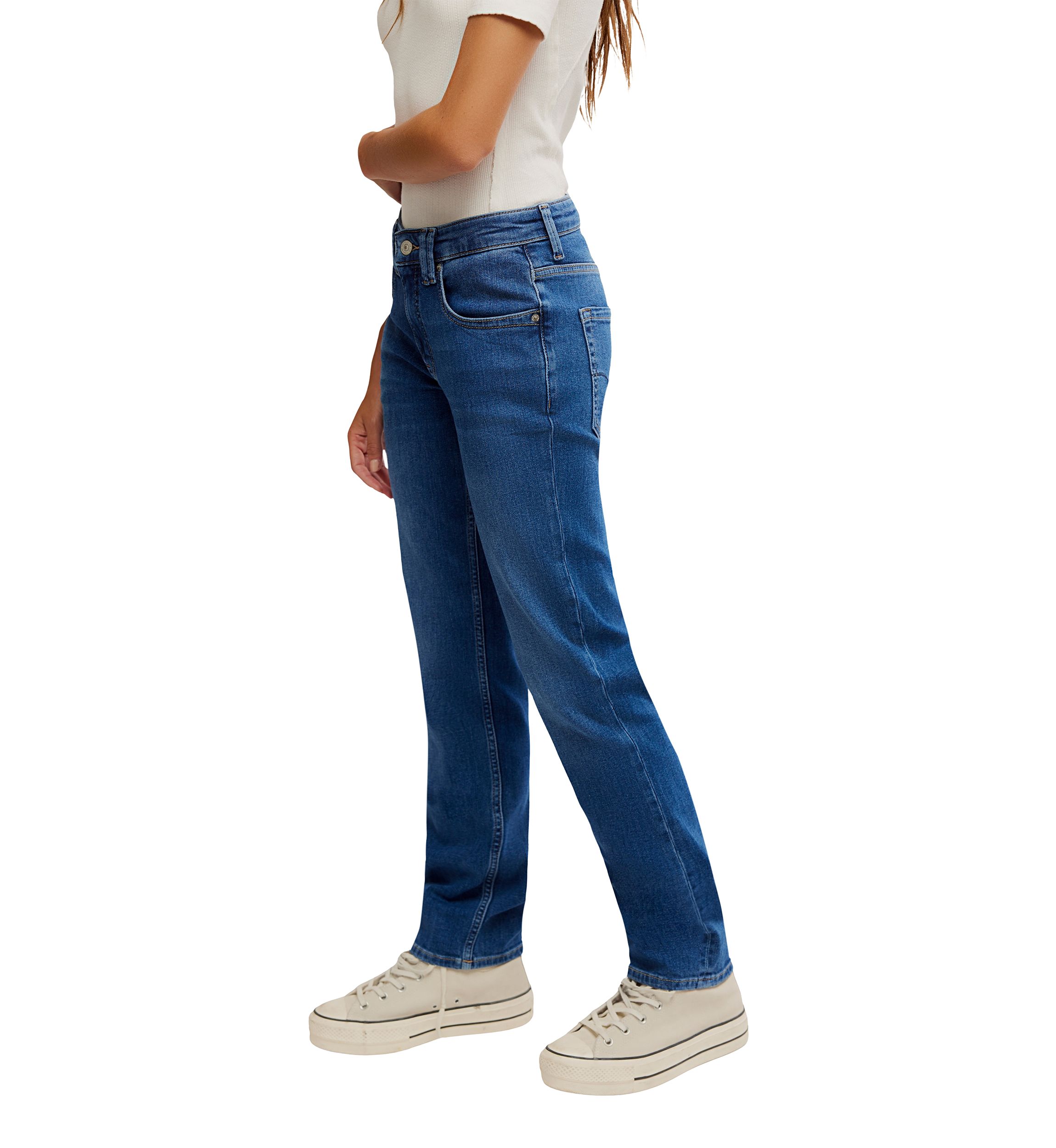 We The Free Oracle Low-Rise Slim Straight Jeans