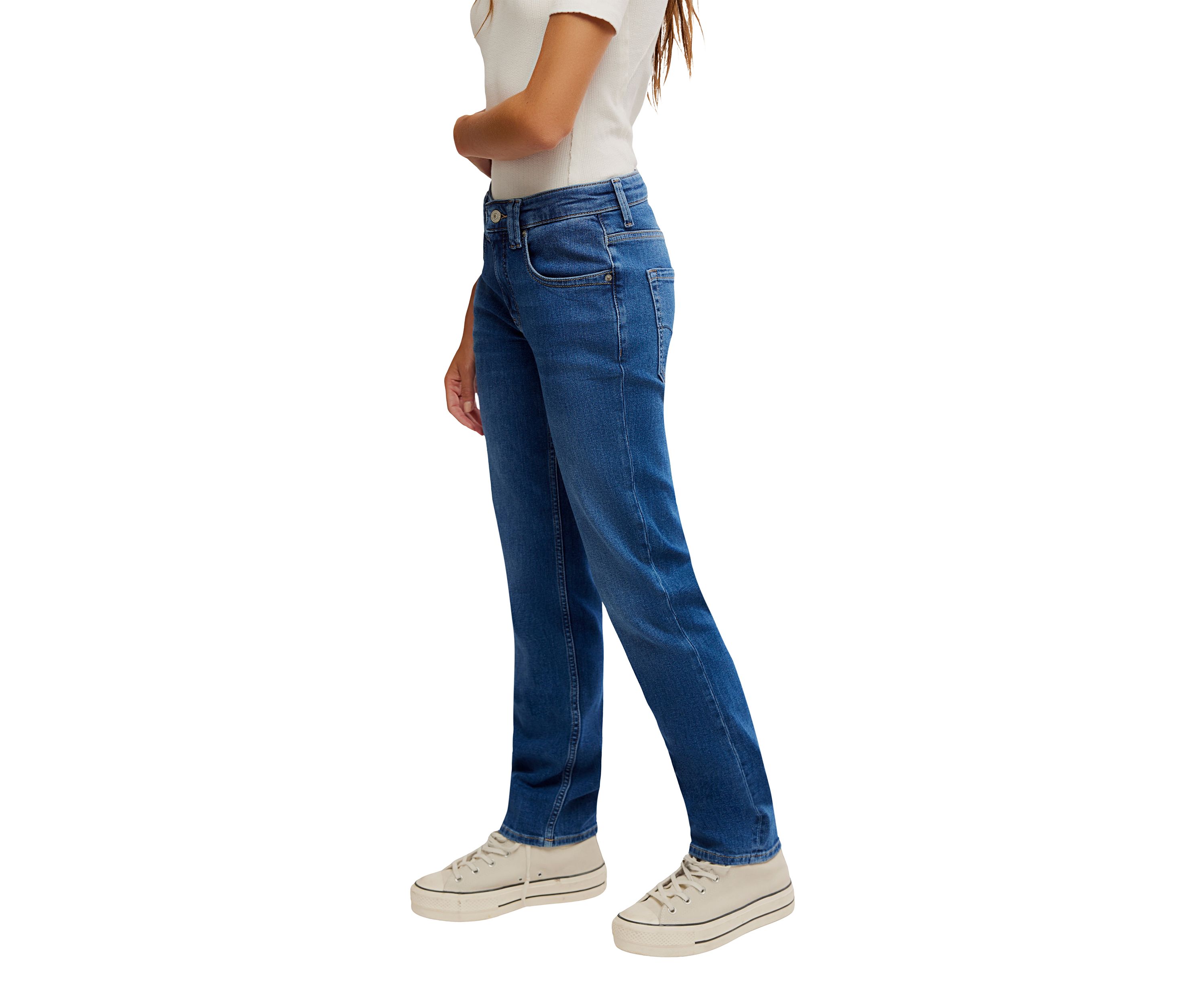 We The Free Oracle Low-Rise Slim Straight Jeans