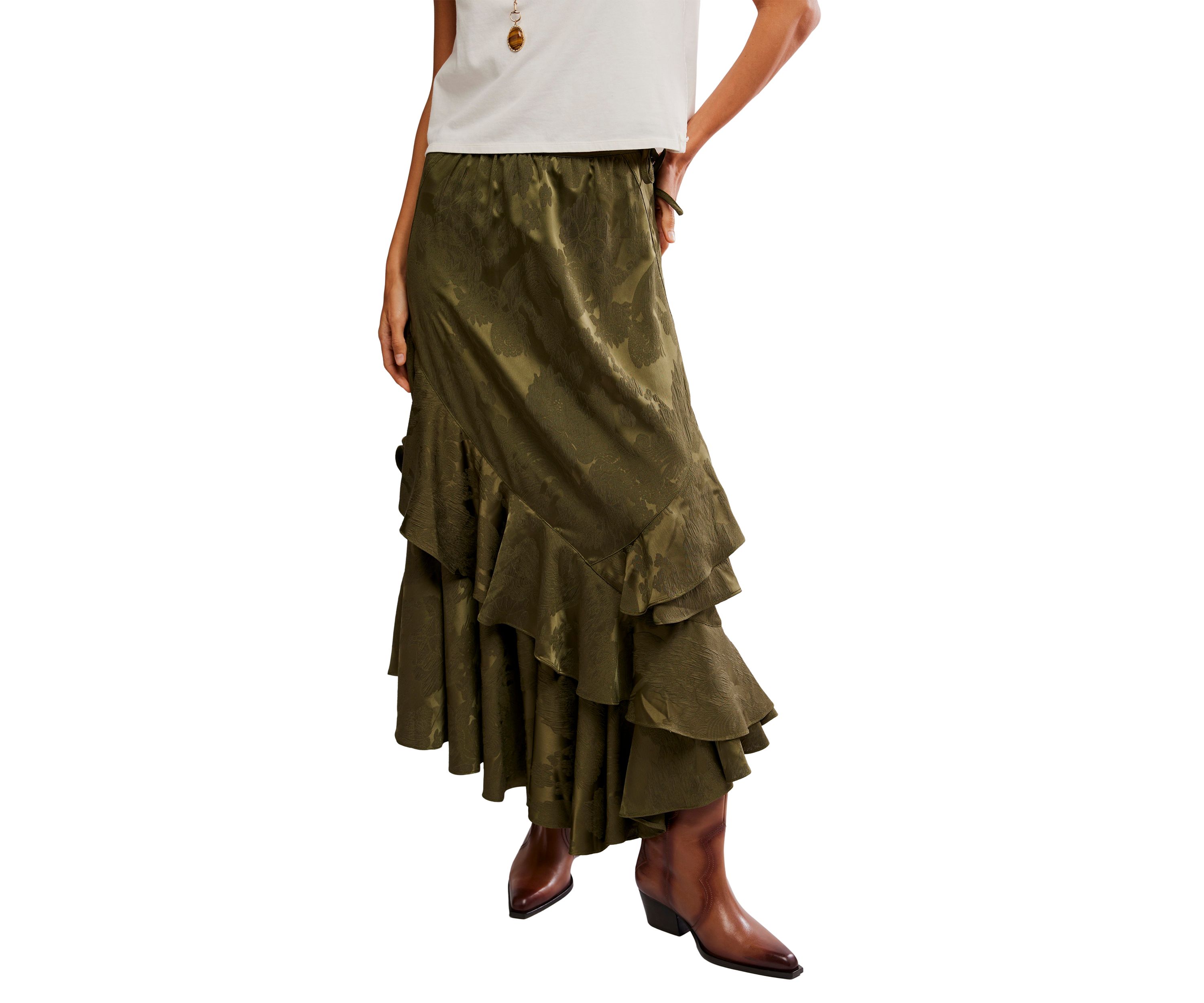 Autumn Promenade Maxi Skirt