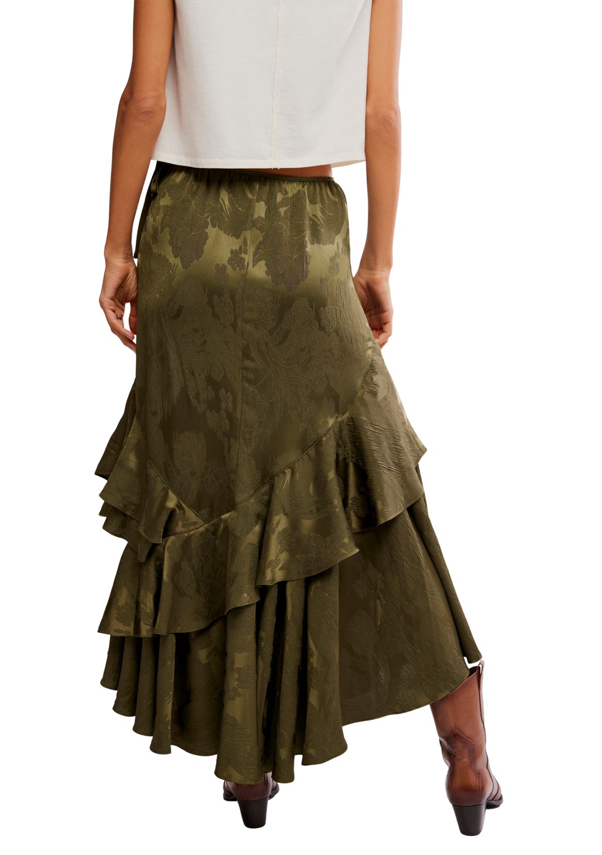 Autumn Promenade Maxi Skirt