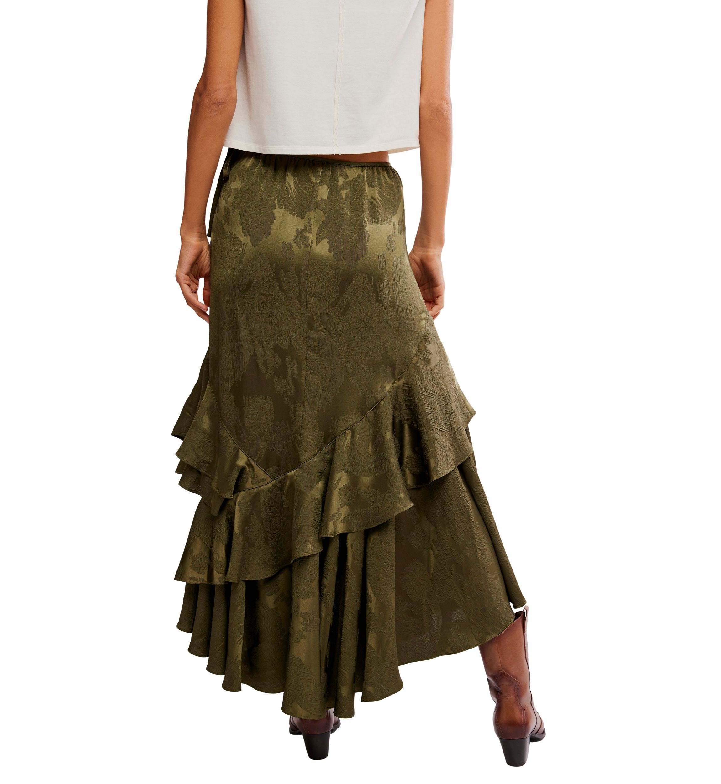 Autumn Promenade Maxi Skirt