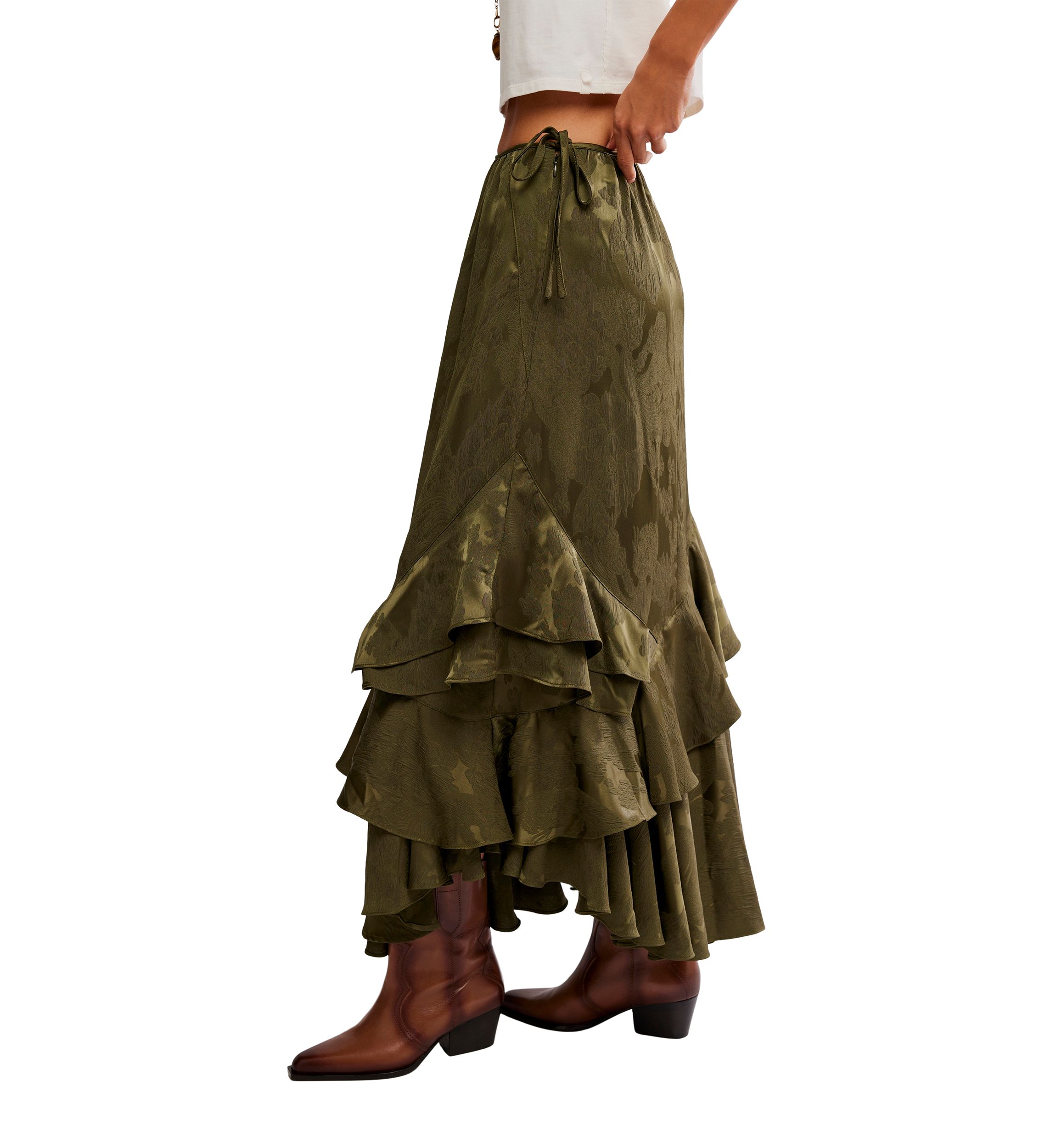 Autumn Promenade Maxi Skirt
