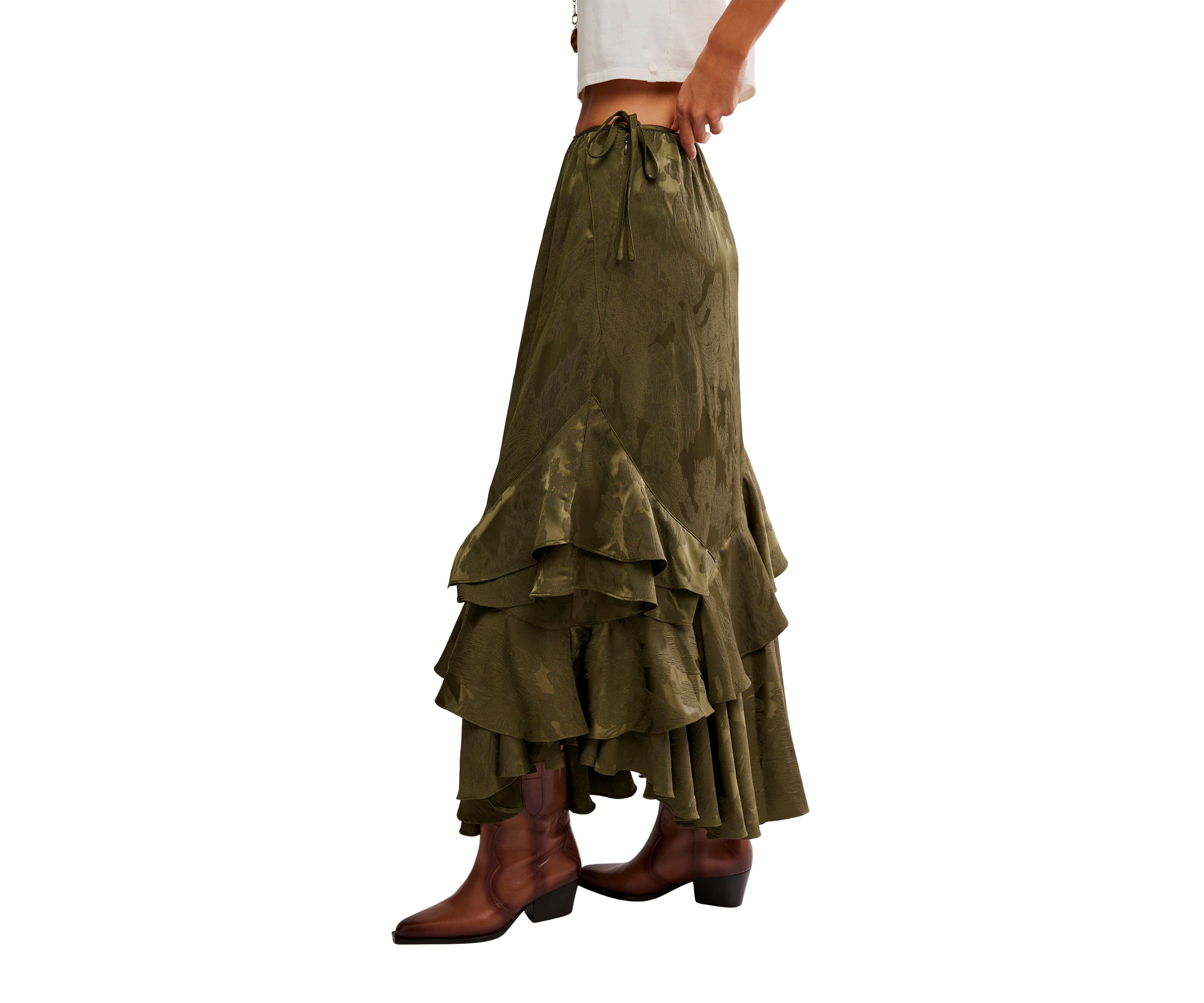Autumn Promenade Maxi Skirt
