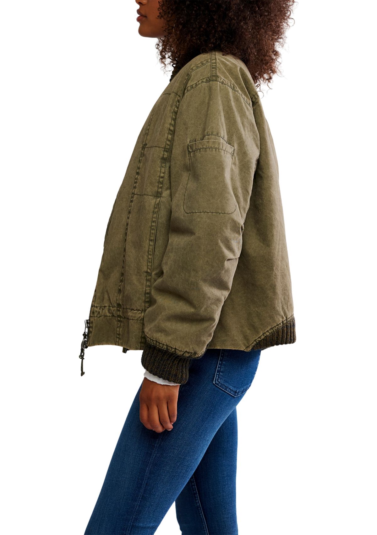 We The Free Jax Washed Bomber