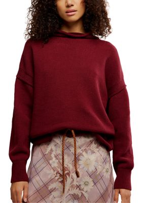 Free People Women's WTF Torres Roll Neck Sweater, XL