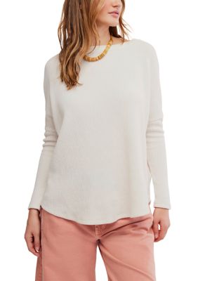 Free People Women's We The Free Latte Blues Solid Thermal, Large