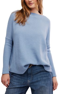 Free People Women's We The Free Latte Blues Solid Thermal, XL