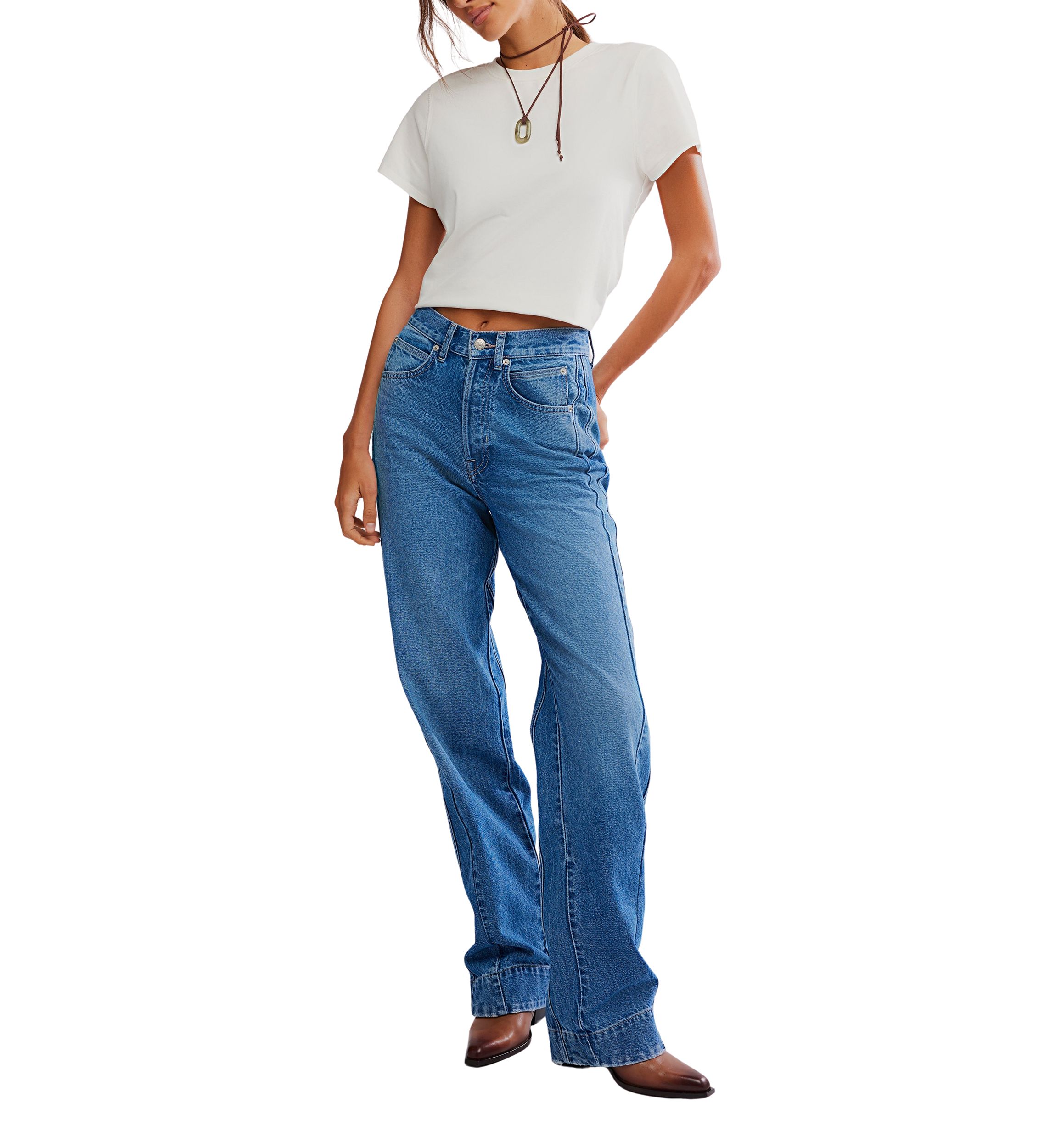 We The Free Stick Around Slim Curve Jeans