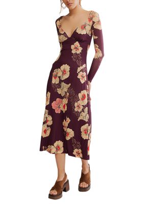 Free People Women's Calla Midi Dress, Small
