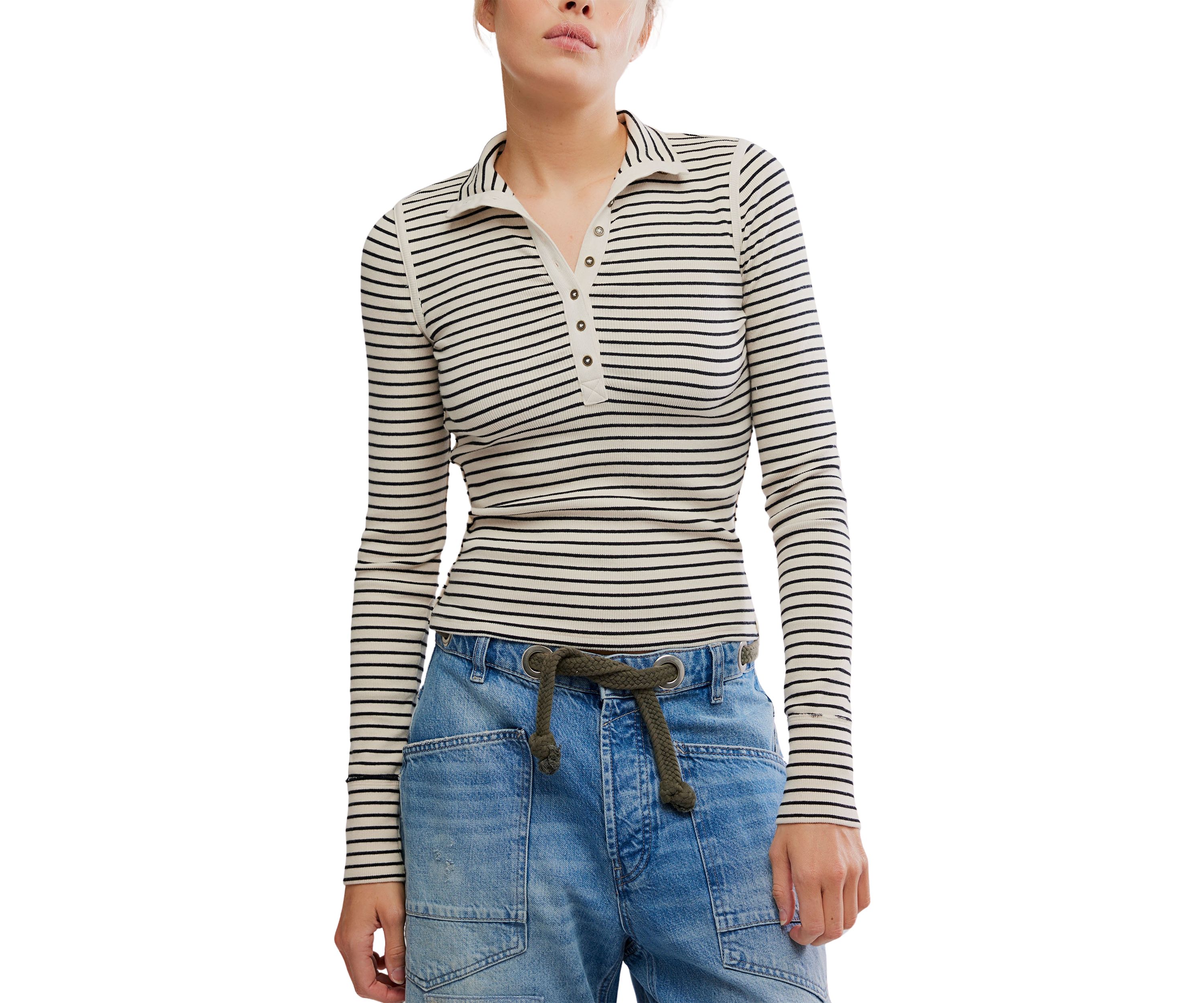 We The Free Lake Stripe Henley