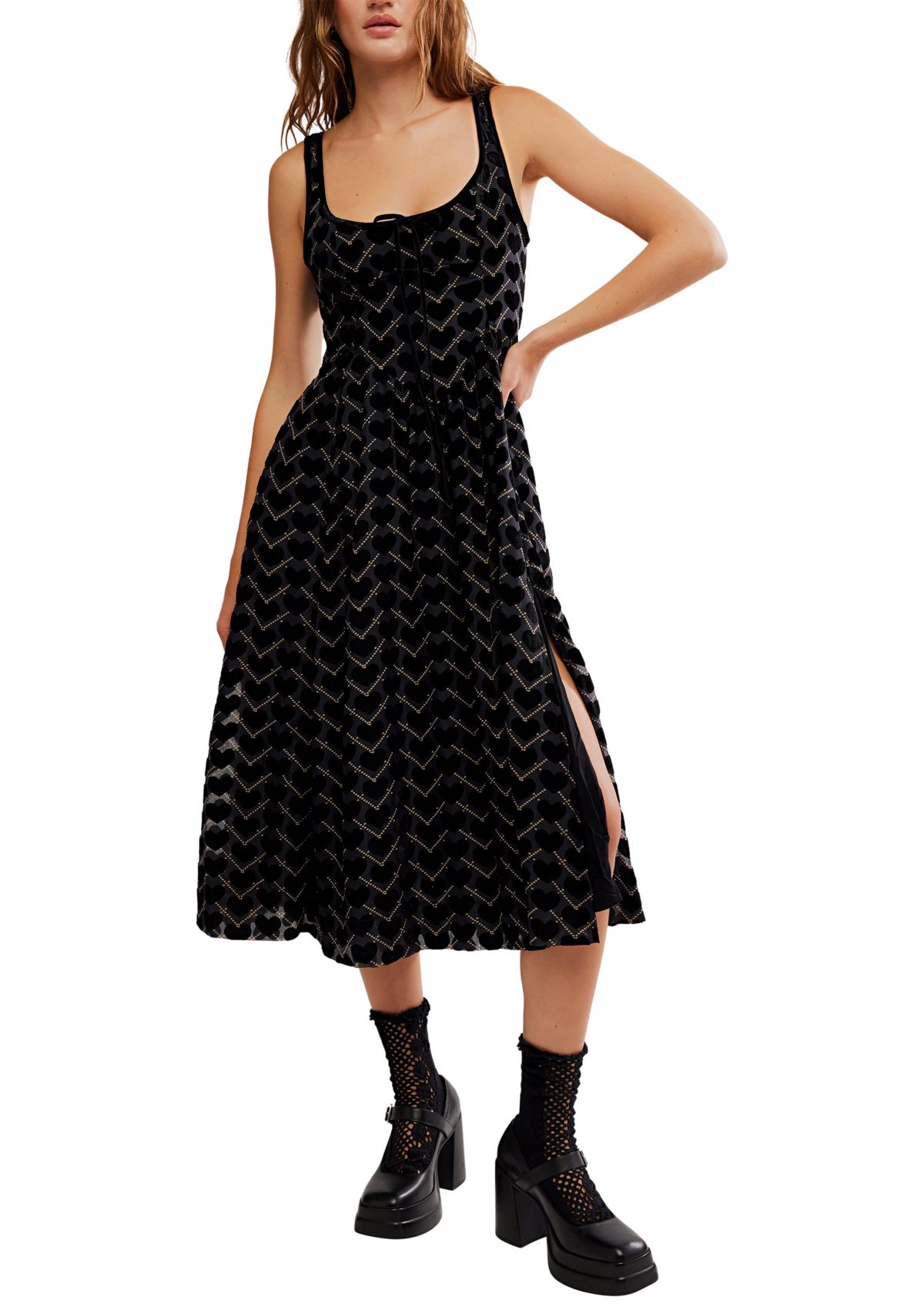 Freya Printed Midi Dress