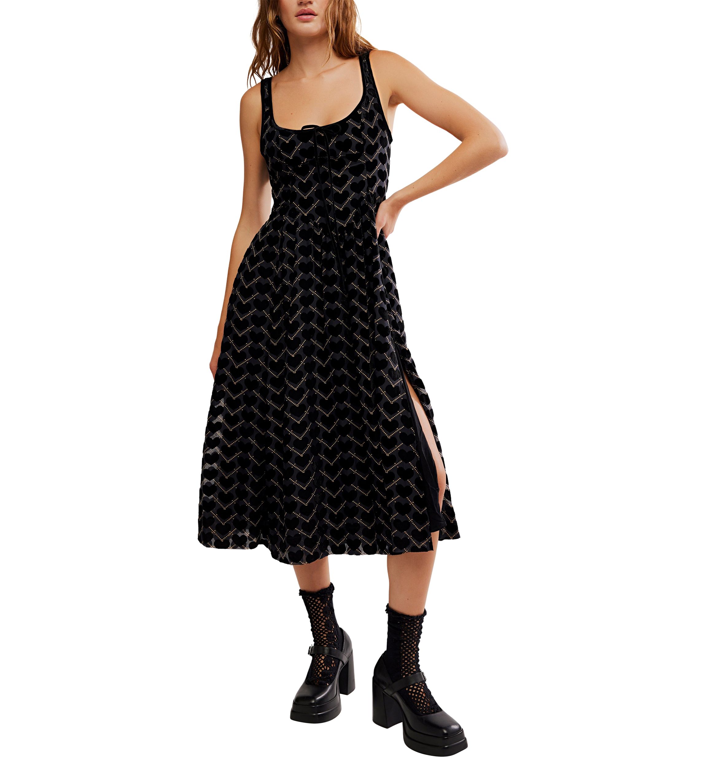 Freya Printed Midi Dress