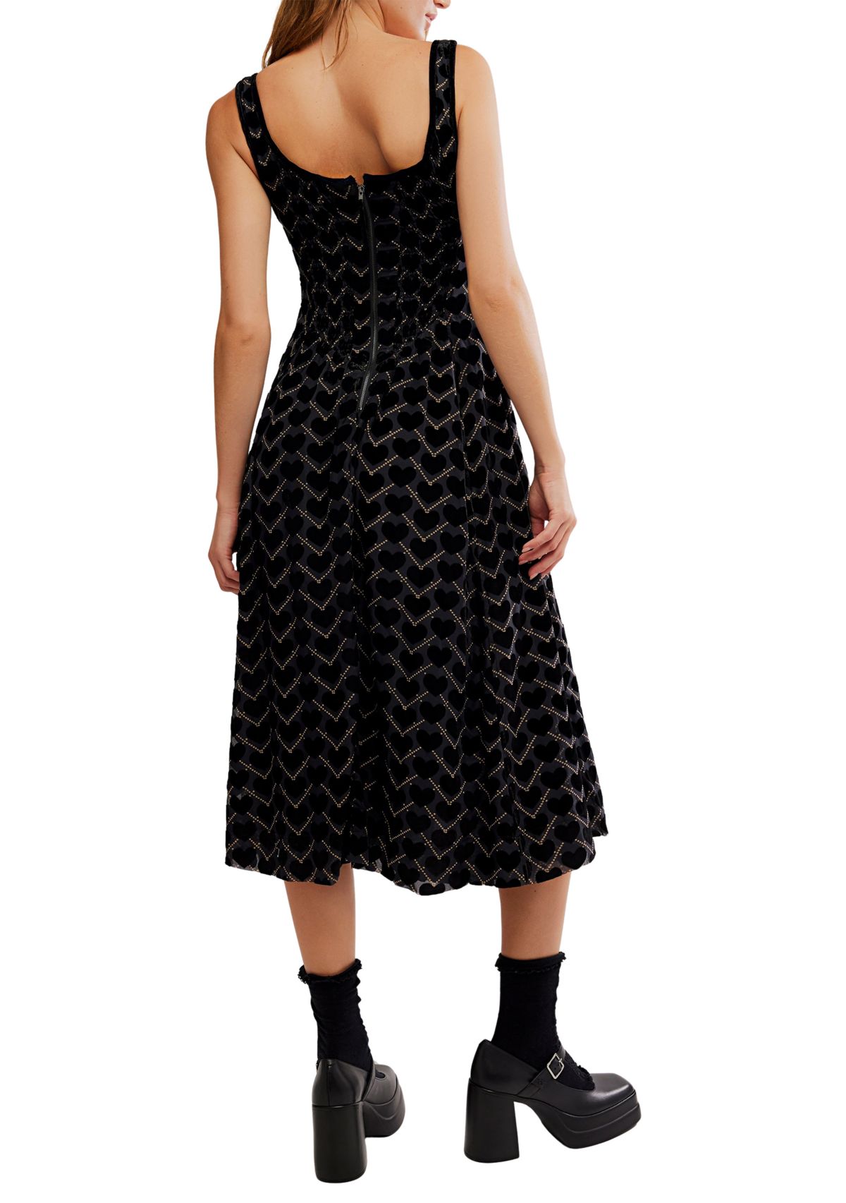 Freya Printed Midi Dress